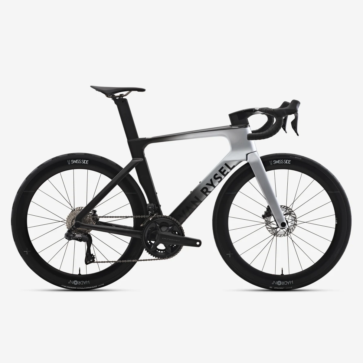 VAN RYSEL Cestný bicykel RCR-F Pro Ultegra DI2 2x12 PWM sivý S · záber 1