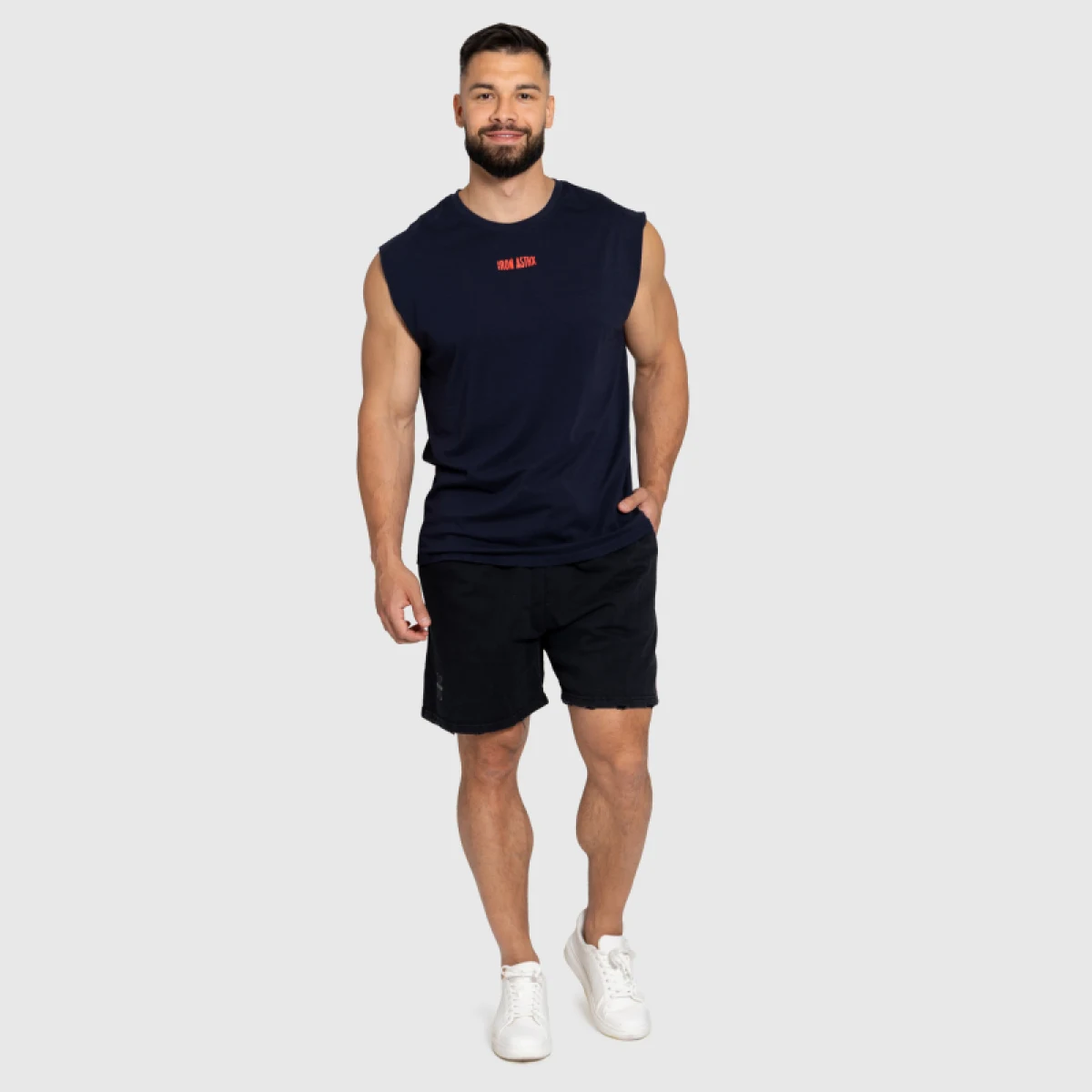 Pánske tielko Iron Aesthetics Built by Iron, navy · záber 5