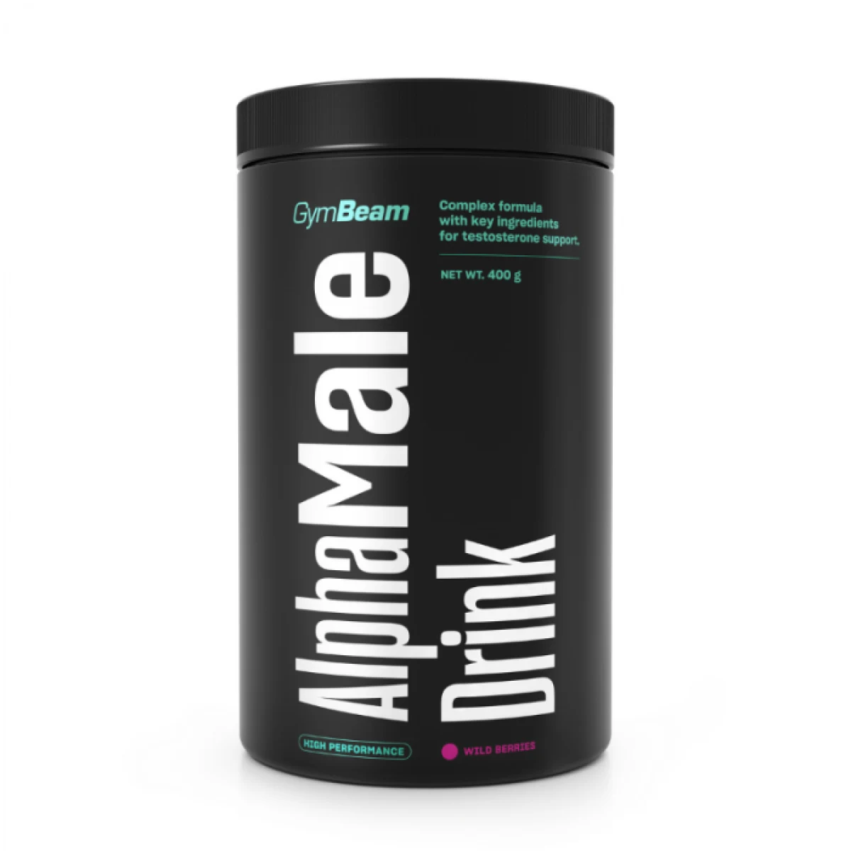 GymBeam AlphaMale Drink lesné ovocie · záber 1