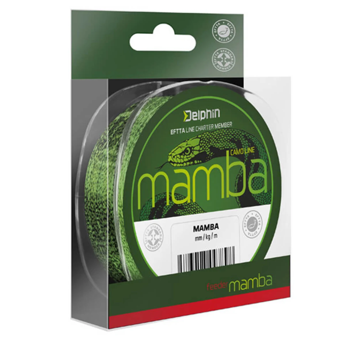 DELPHIN Mamba Feeder priemer 0,26 mm, nosnosť 11,4 lb, balenie 300 m · záber 1