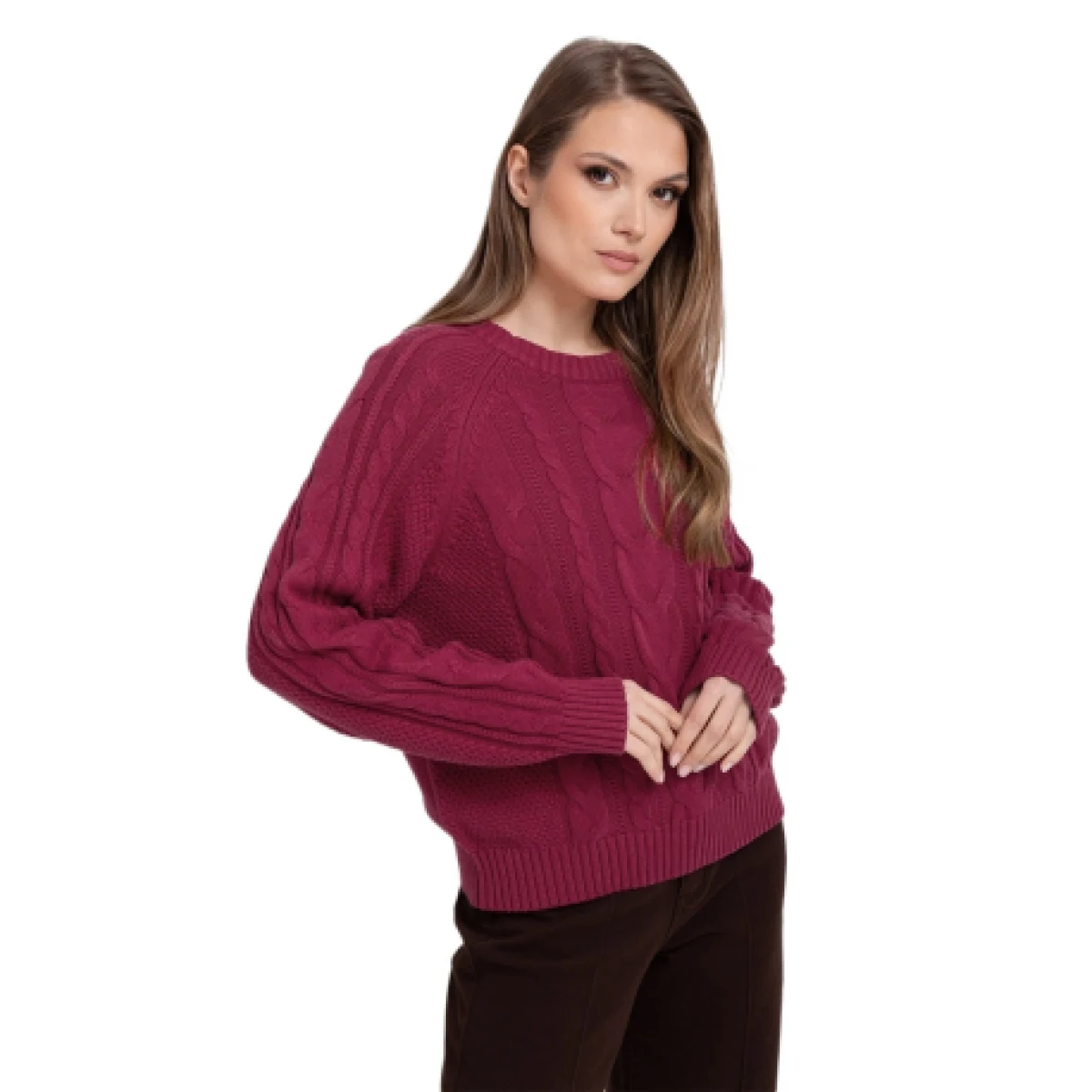 Dámský svetr VOLCANO S-AYA-401-PINK · záber 1