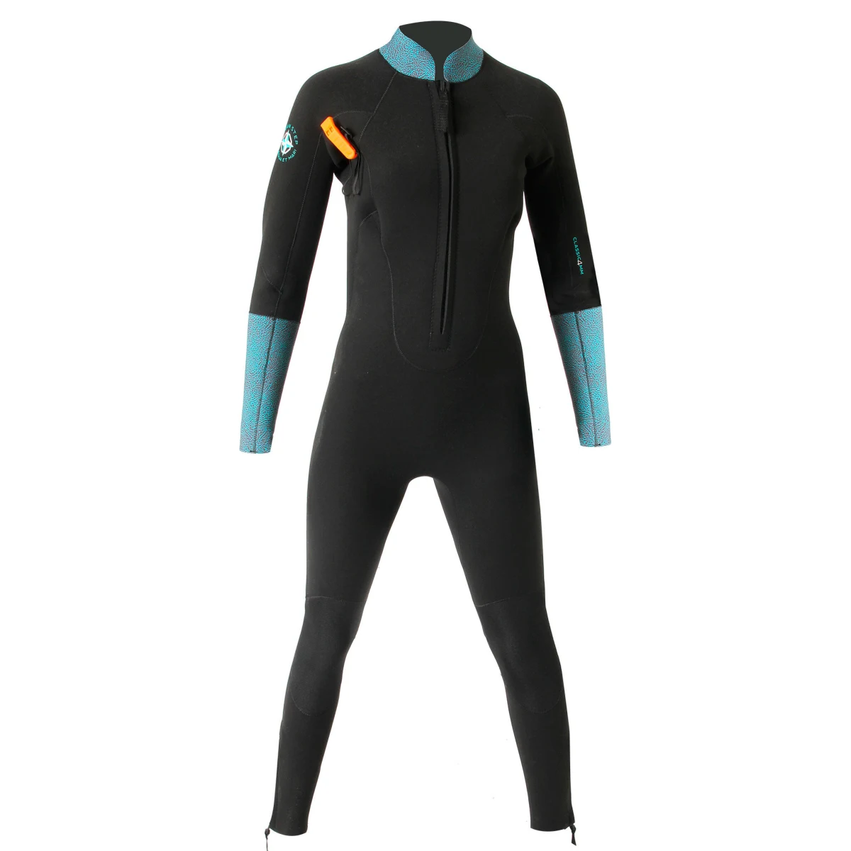 OCEAN STEP Dámsky neoprén 4/3 mm čierny s potlačou XL · záber 1