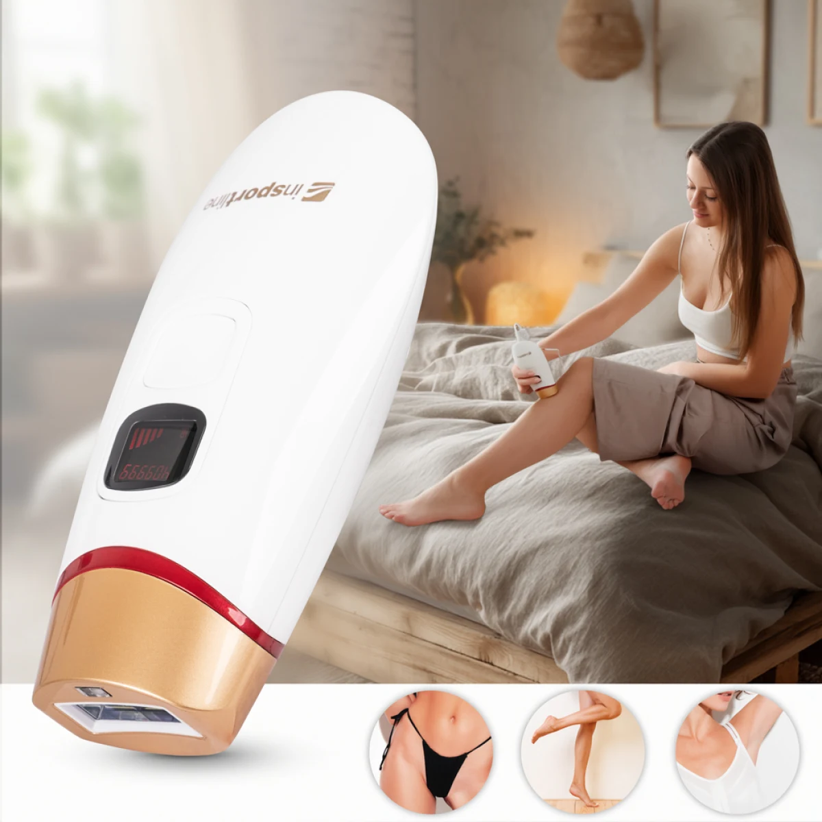 IPL epilátor inSPORTline Eriva · záber 1