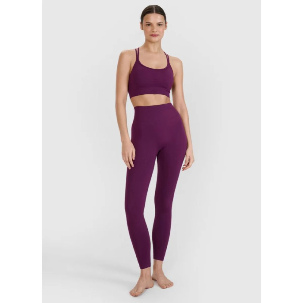 Dámská sportovní tréninková podprsenka 4F SPORT BRA F166-50S-DARK VIOLET · záber 4