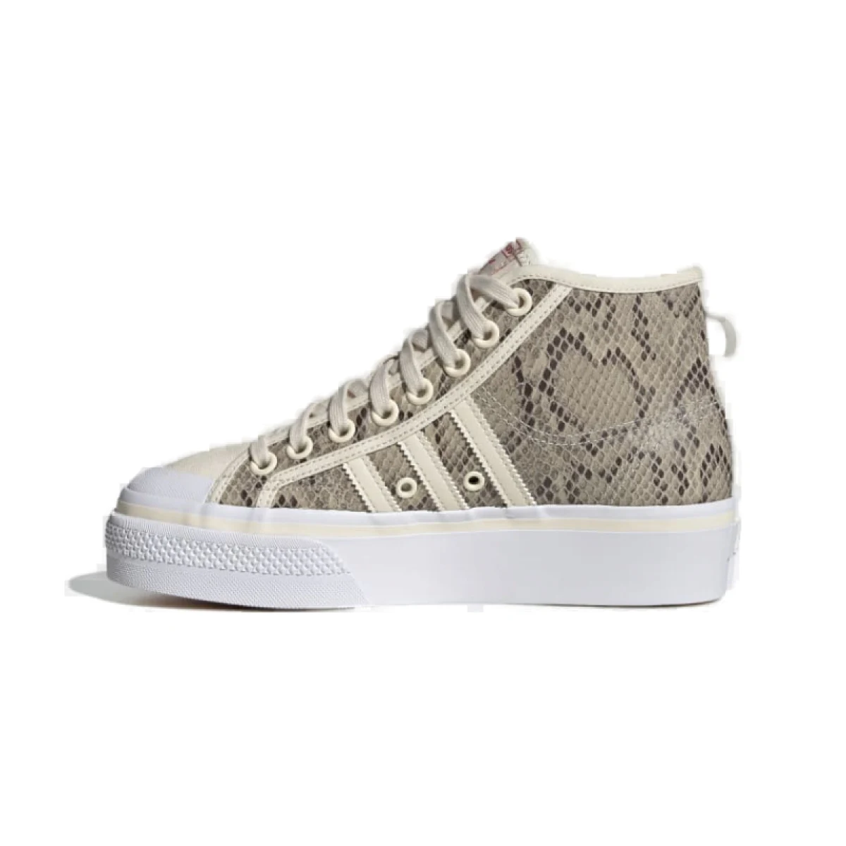 Dámská vycházková obuv ADIDAS ORIGINALS Nizza Platform Mid wonder white wonder white core black · záber 2