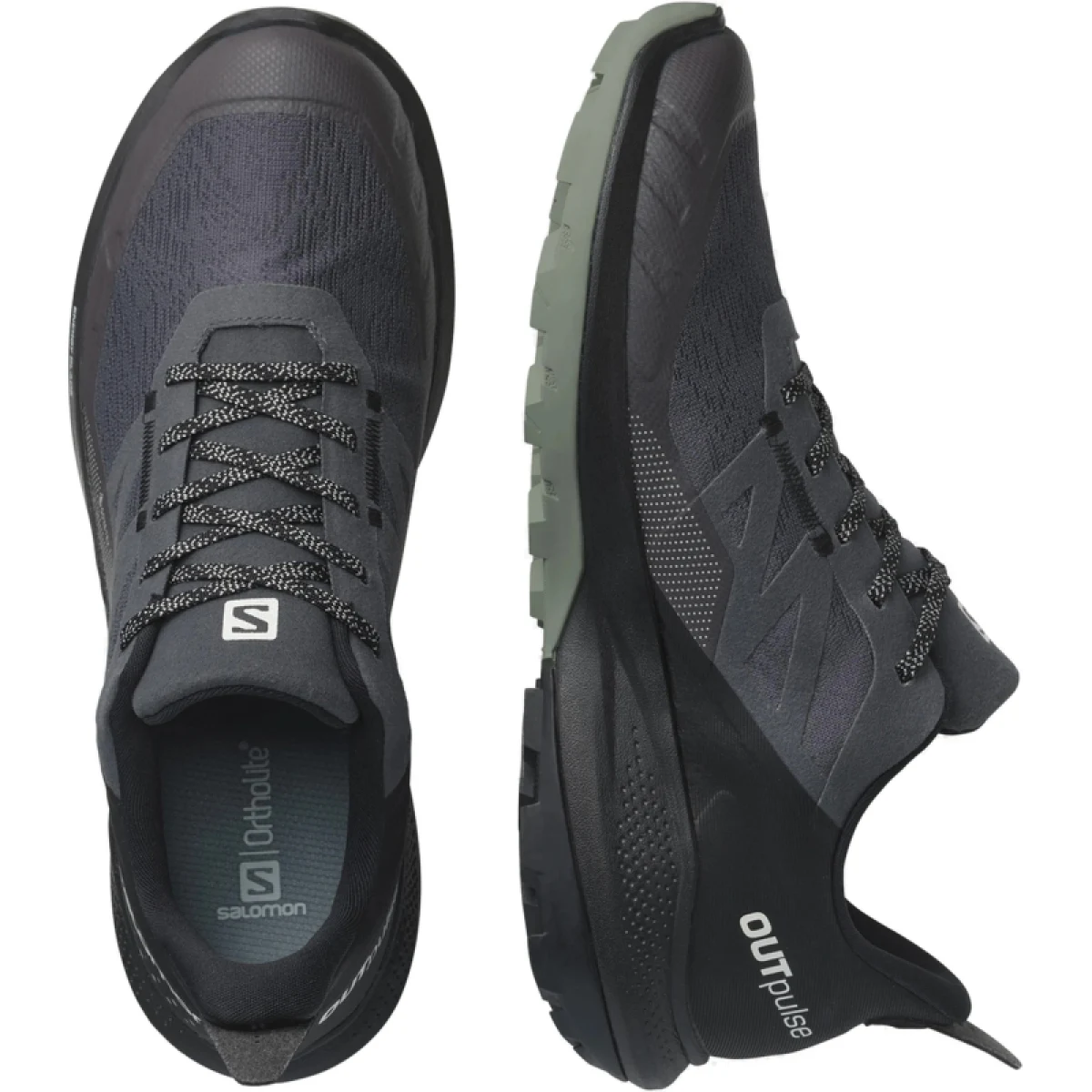 Pánská nízká turistická obuv SALOMON OUTpulse GTX magnet black wrought iron · záber 4