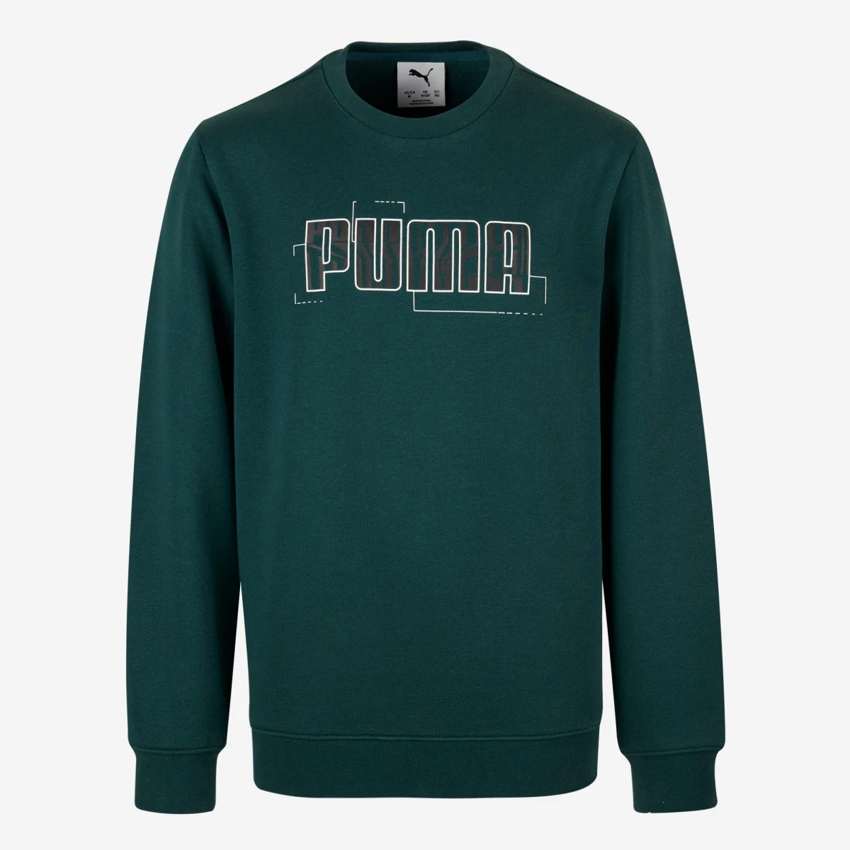 PUMA PUMA detská mikina tmavozelená 5-6 r (116 cm) · záber 2