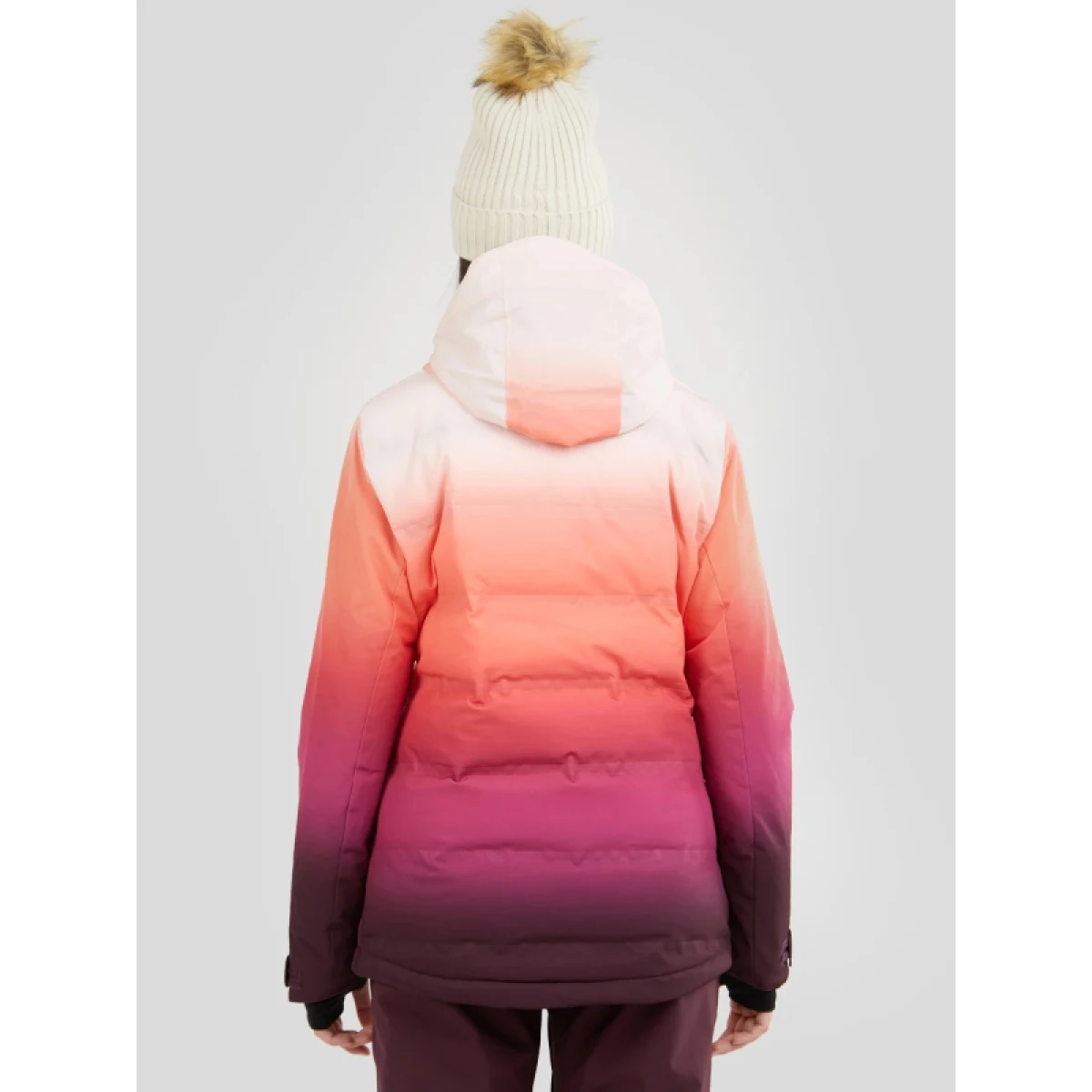 Dámská lyžařská bunda FUNDANGO Pumila Padded Jacket-354-sugar coral 2QAD103 · záber 3