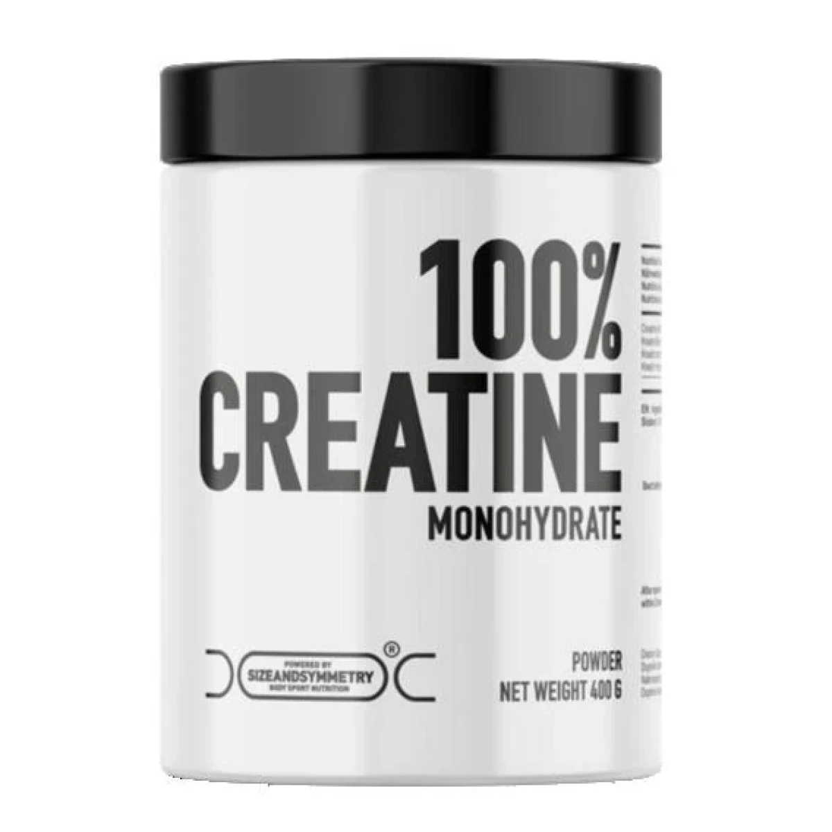 SizeandSymmetry 100% Creatine Monohydrate 400g · záber 1