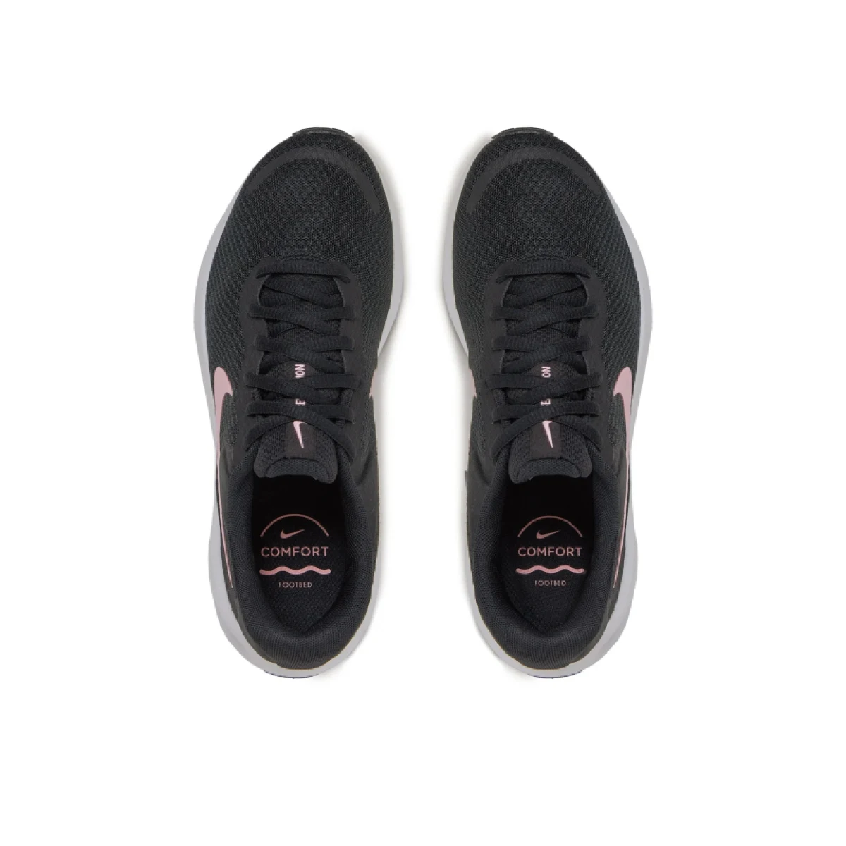 Dámská sportovní obuv (tréninková) NIKE Revolution 7 black white medium soft pink · záber 4