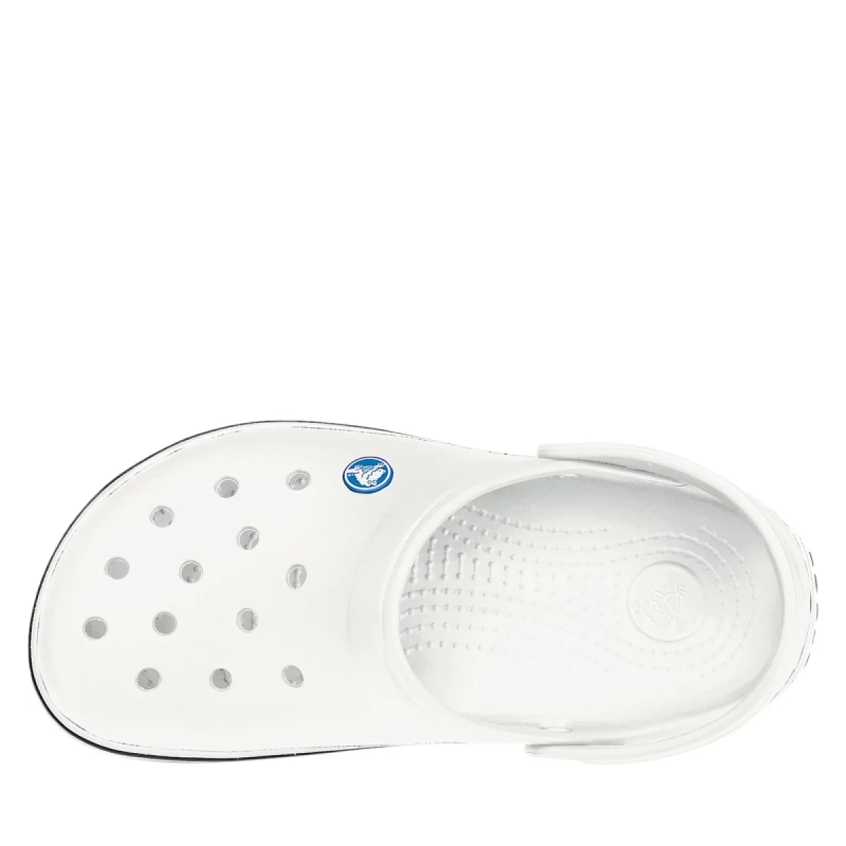 Kroksy (rekreačná obuv) CROCS Crocband white · záber 3