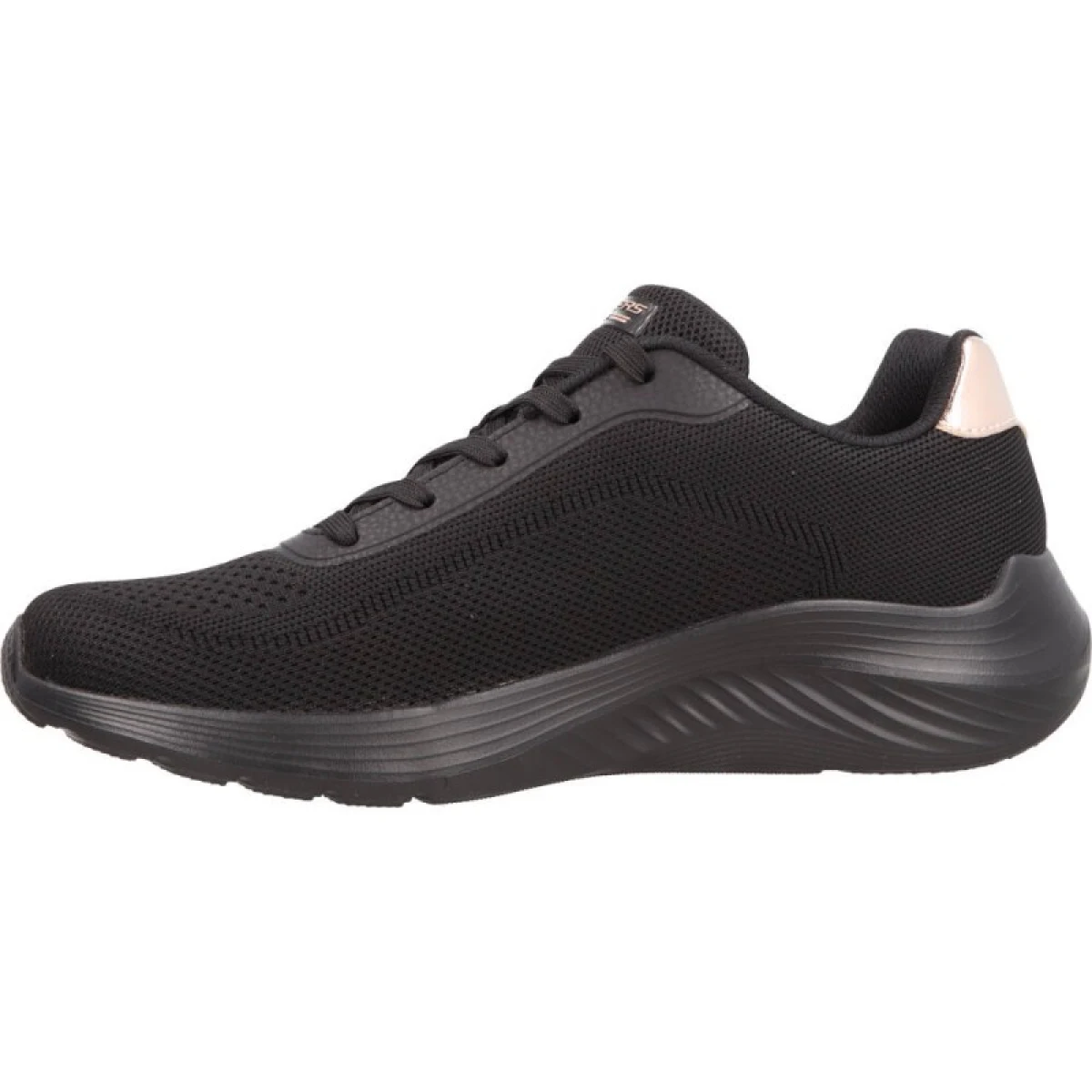 Dámska rekreačná obuv SKECHERS Bobs Squad Waves W black black · záber 4