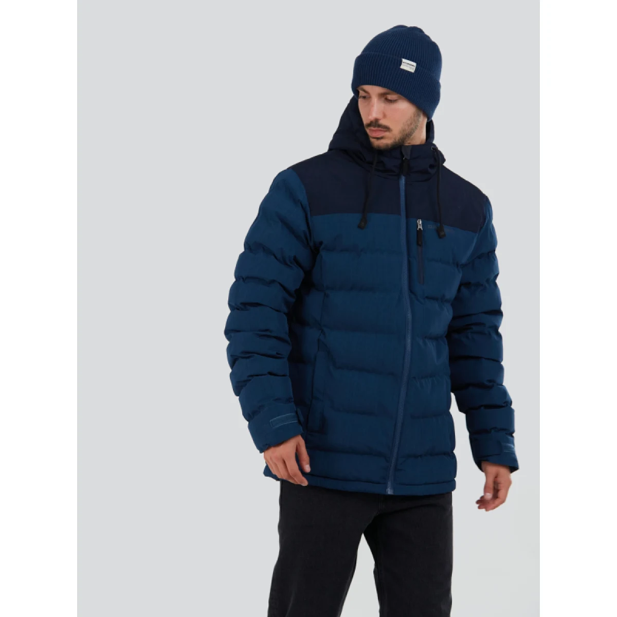 Pánská bunda FUNDANGO Passat Padded Jacket-460- turkis · záber 2