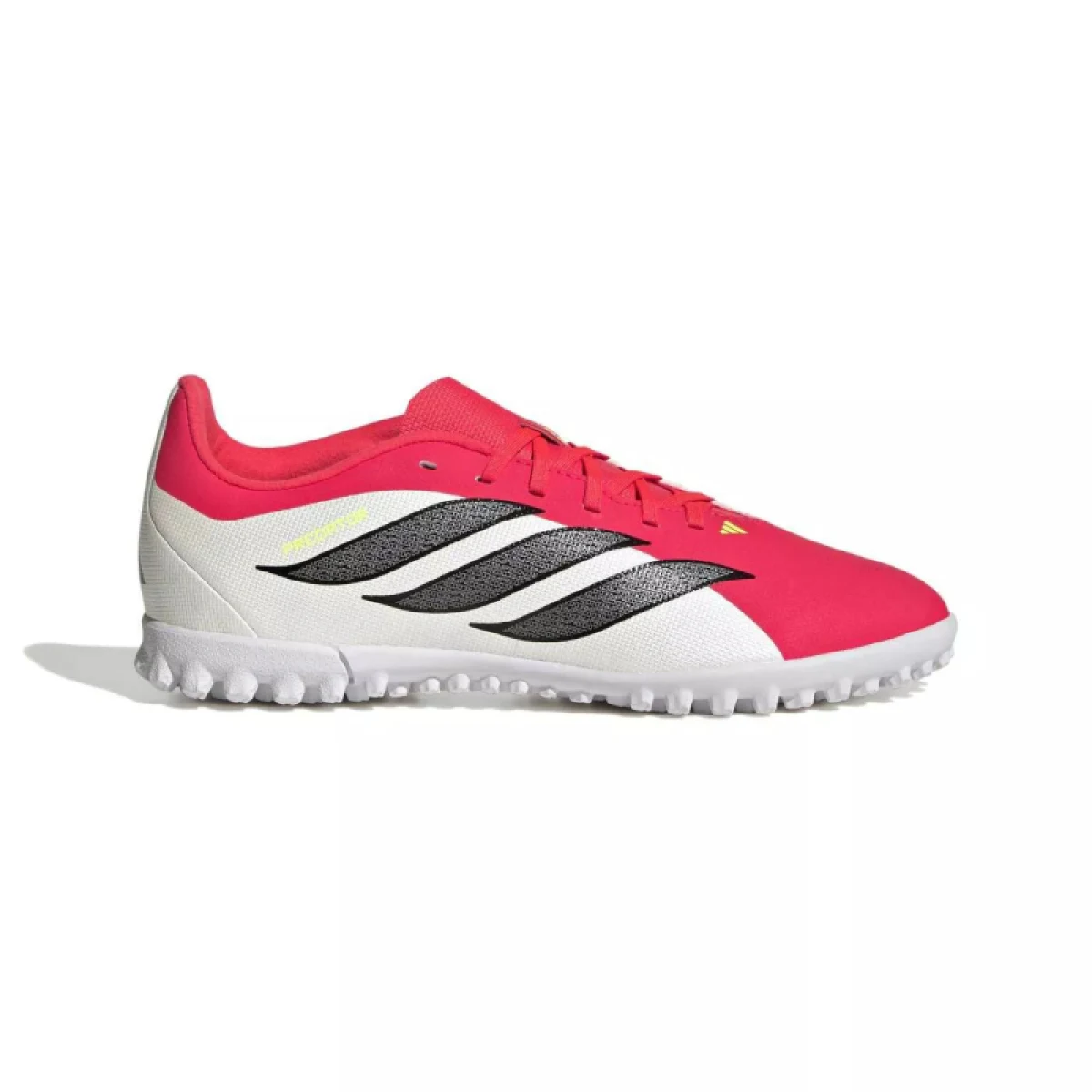 Chlapčenské futbalové kopačky turfy ADIDAS Predator Club Jr TF lucid red core black cloud white - Farba: čierna · záber 2