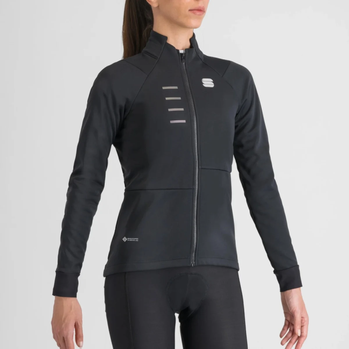 Dámská cyklistická bunda SPORTFUL Tempo w jacket, black · záber 4