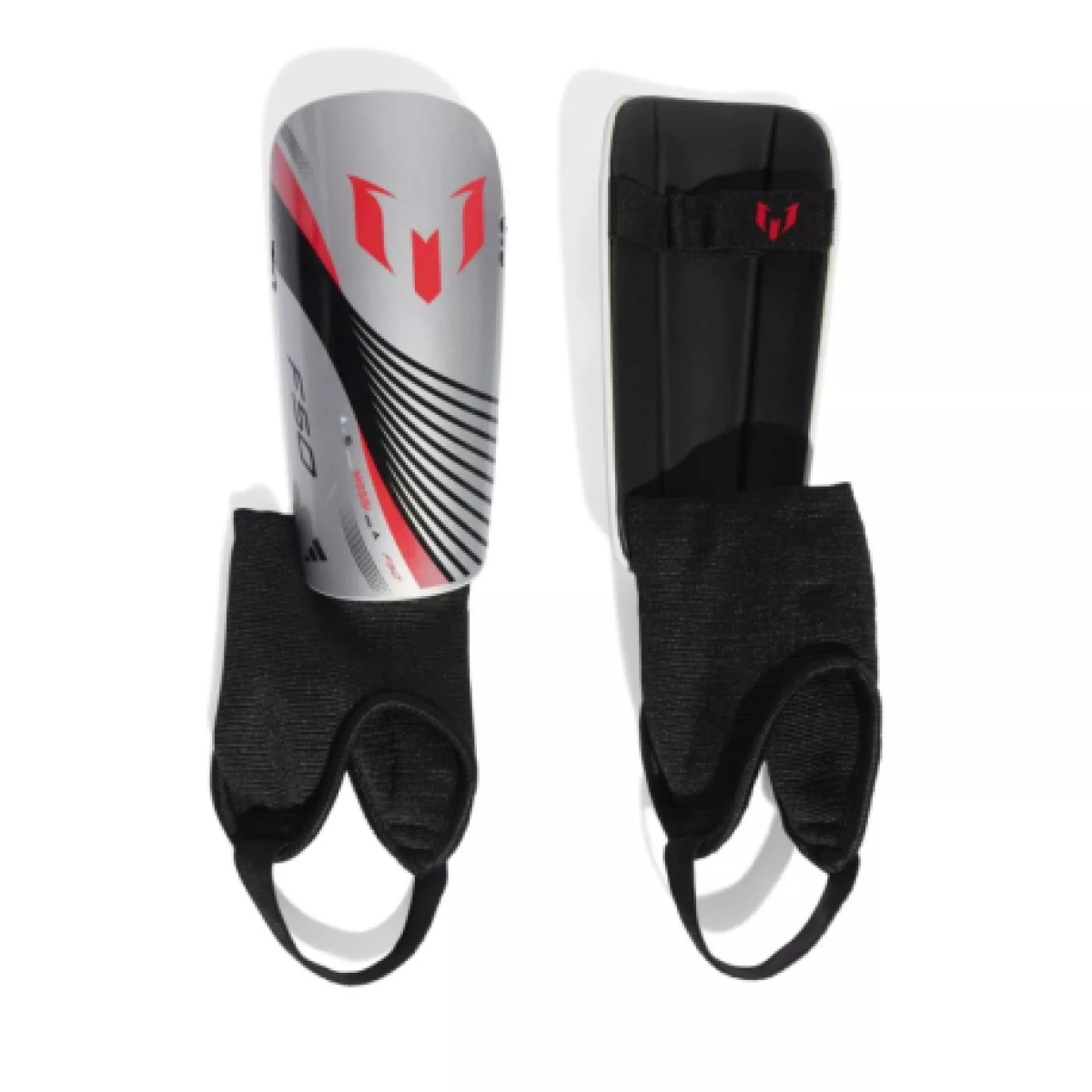 Futbalový chránič ADIDAS MESSI SG MTC J SILVMT LUCRED BLACK · záber 1