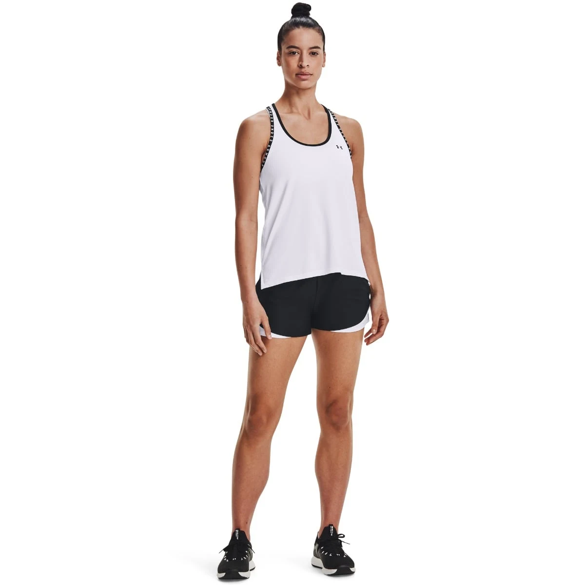 Under Armour Dámské Tílko Knockout Tank White - Velikost: XS | Barva: Biela | Hmotnost: 0,091 kg · záber 4