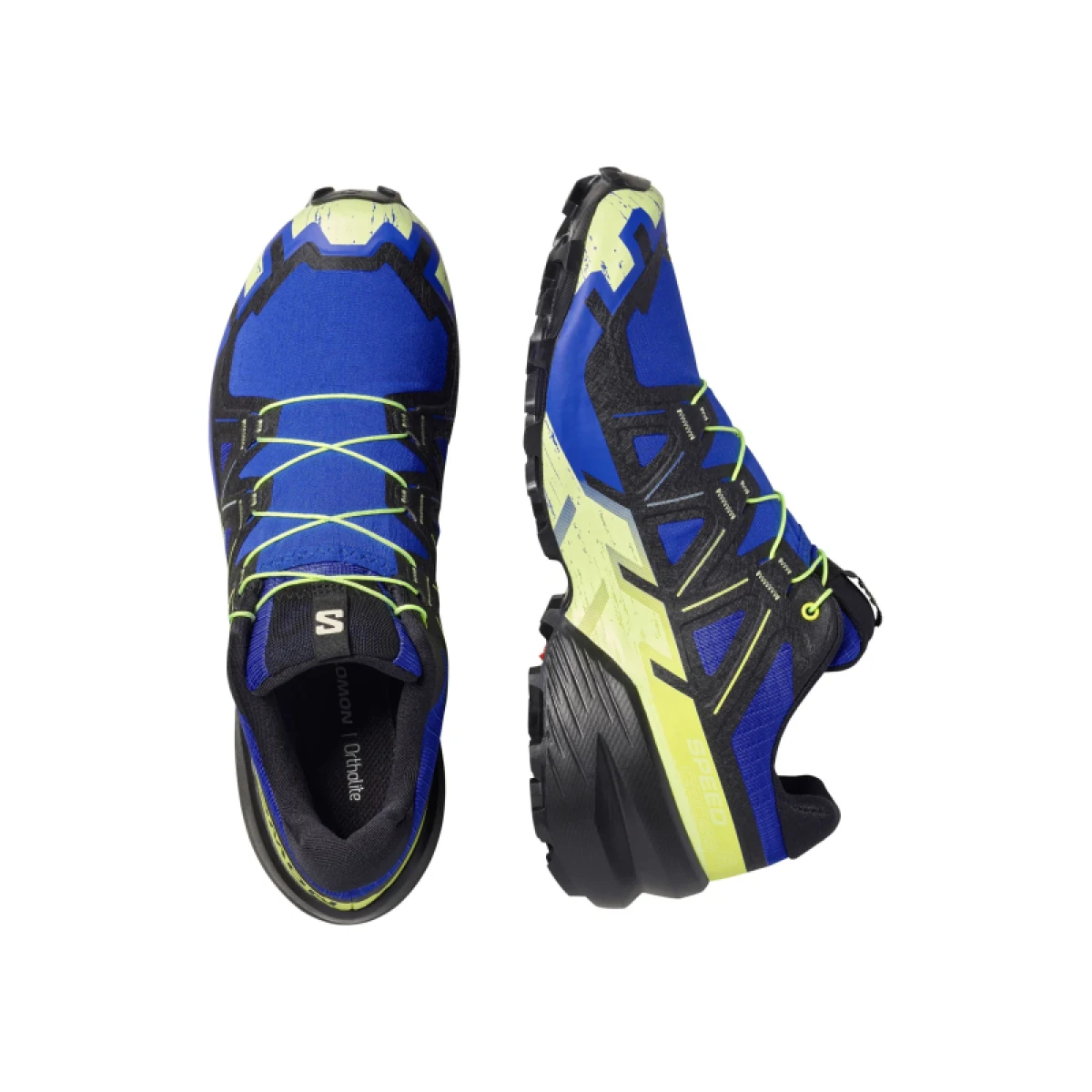 Pánska bežecká trailová obuv SALOMON Speedcross 6 M bluing black acid lime · záber 4