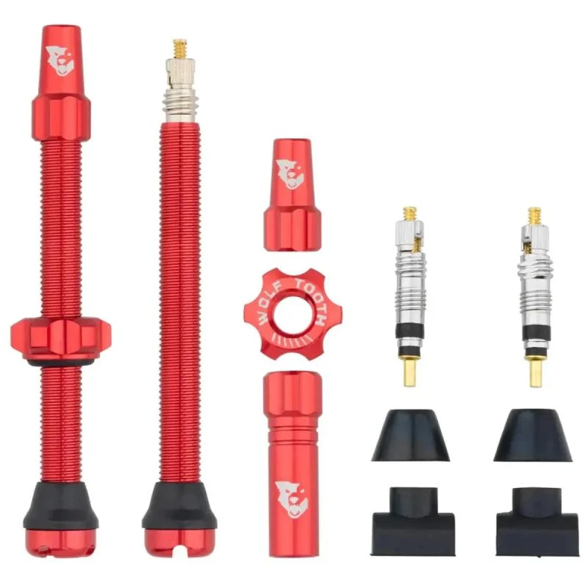 WOLF TOOTH Tubeless Valve Stem - Barva: Červená · záber 1