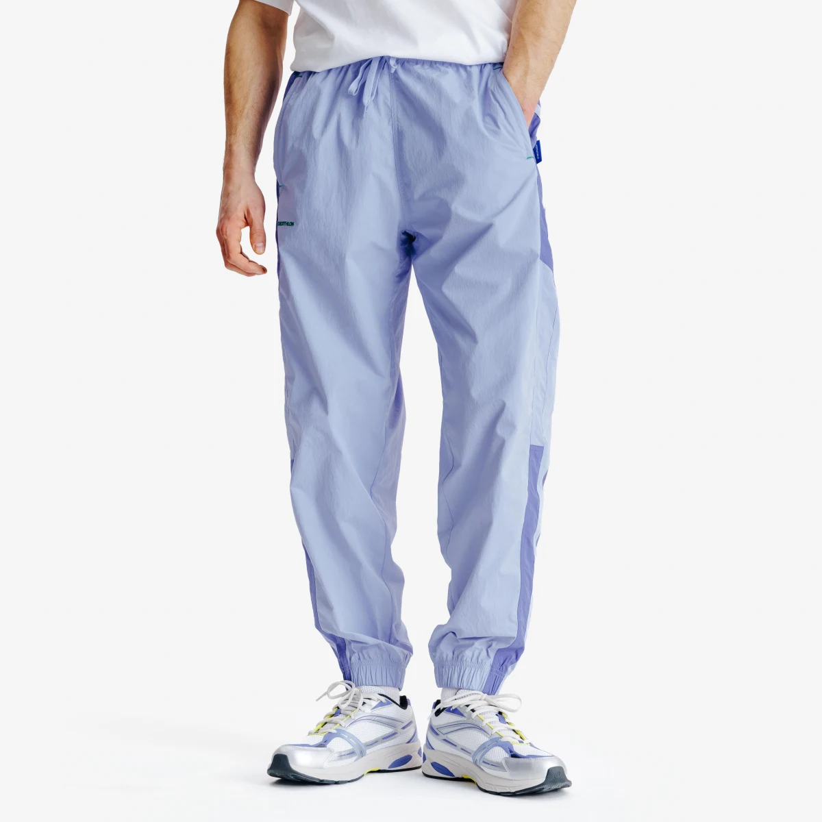 DECATHLON Unisex teplákové nohavice Yestalgia fialové M(W34 L34) · záber 1