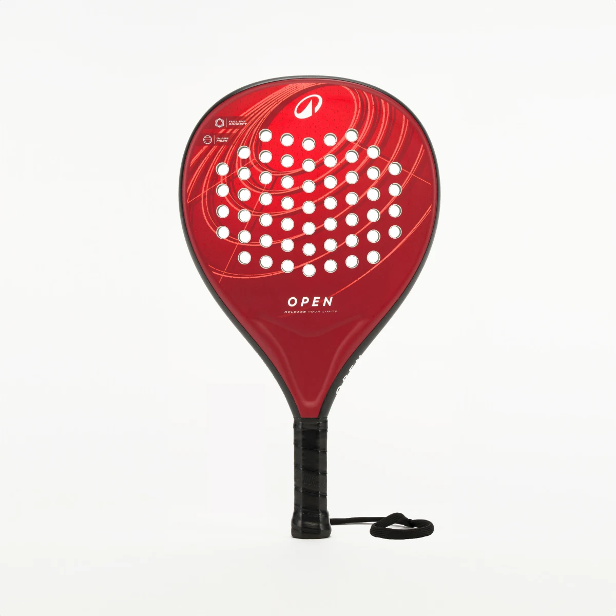 KUIKMA Padelová raketa PR Open červená bez · záber 11