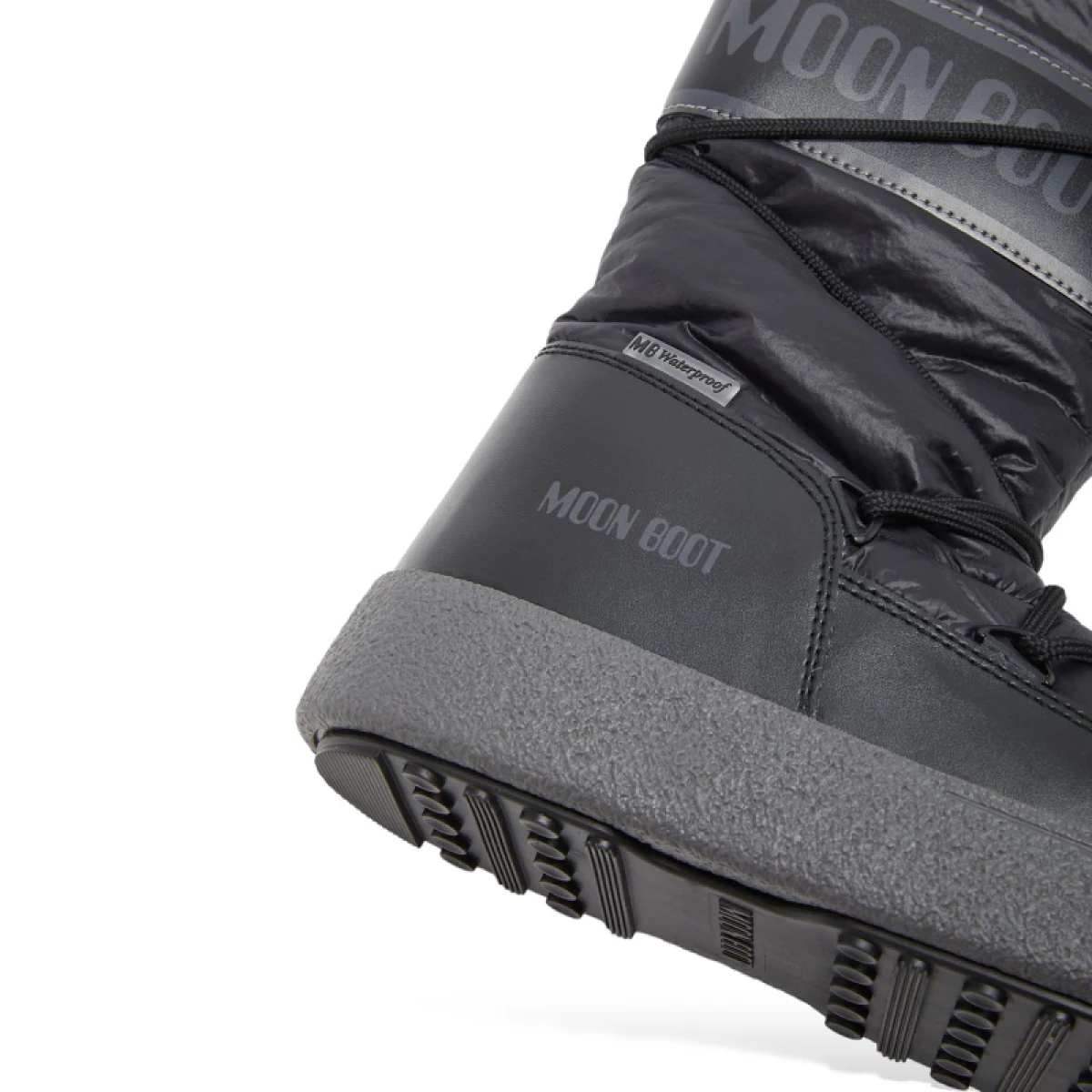 Dámské kotníkové zimní boty MOON BOOT LTRACK HIGH NYLON WP, 001 black · záber 4