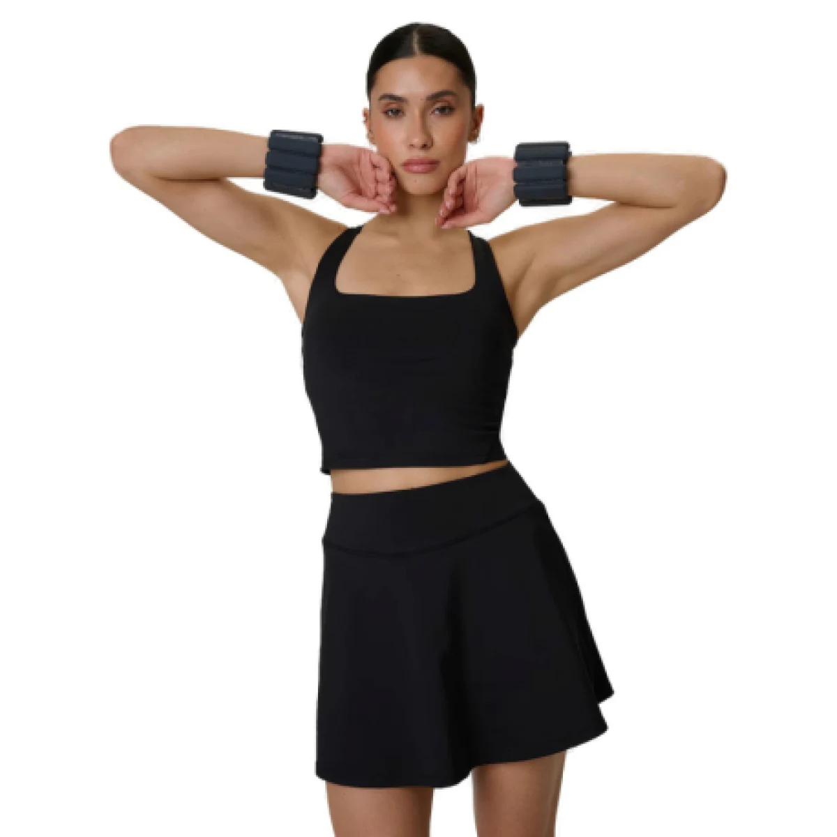 Dámské tréninkové tričko bez rukávů 4F SLEEVELESS FNK F0751-20S-DEEP BLACK · záber 1