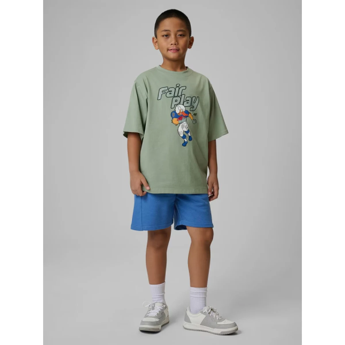 Chlapčenské kraťasy 4F JUNIOR SHORTS CAS M784-32S-DENIM · záber 3