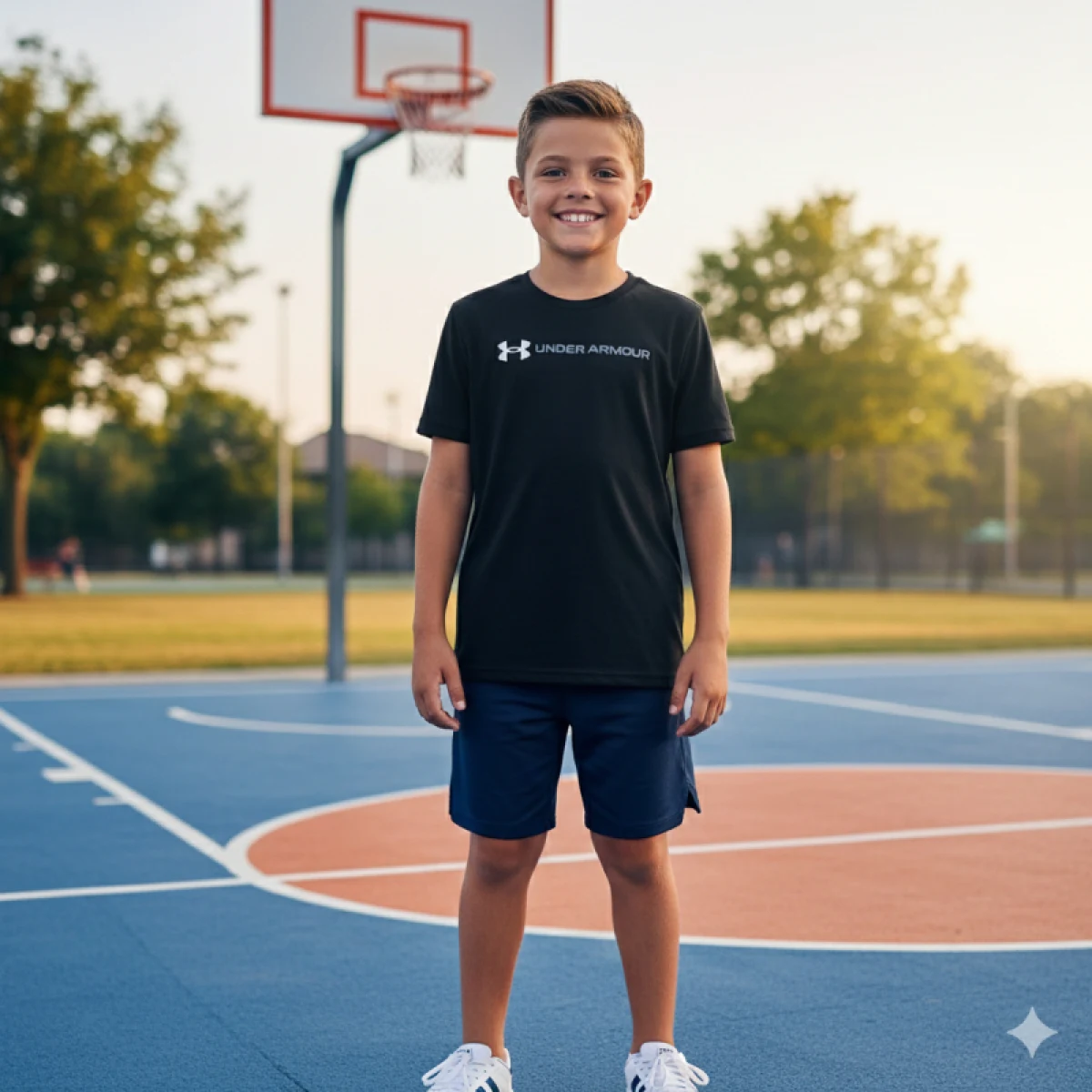 Chlapčenské tričko s krátkym rukávom UNDER ARMOUR UA B LOGO WORDMARK SS · záber 4