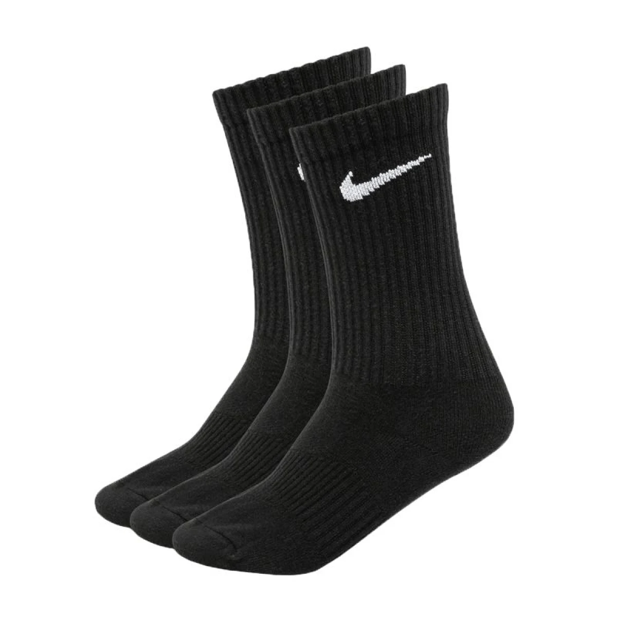 Ponožky NIKE U NK EVERYDAY LTWT CREW 3PR-Black · záber 3
