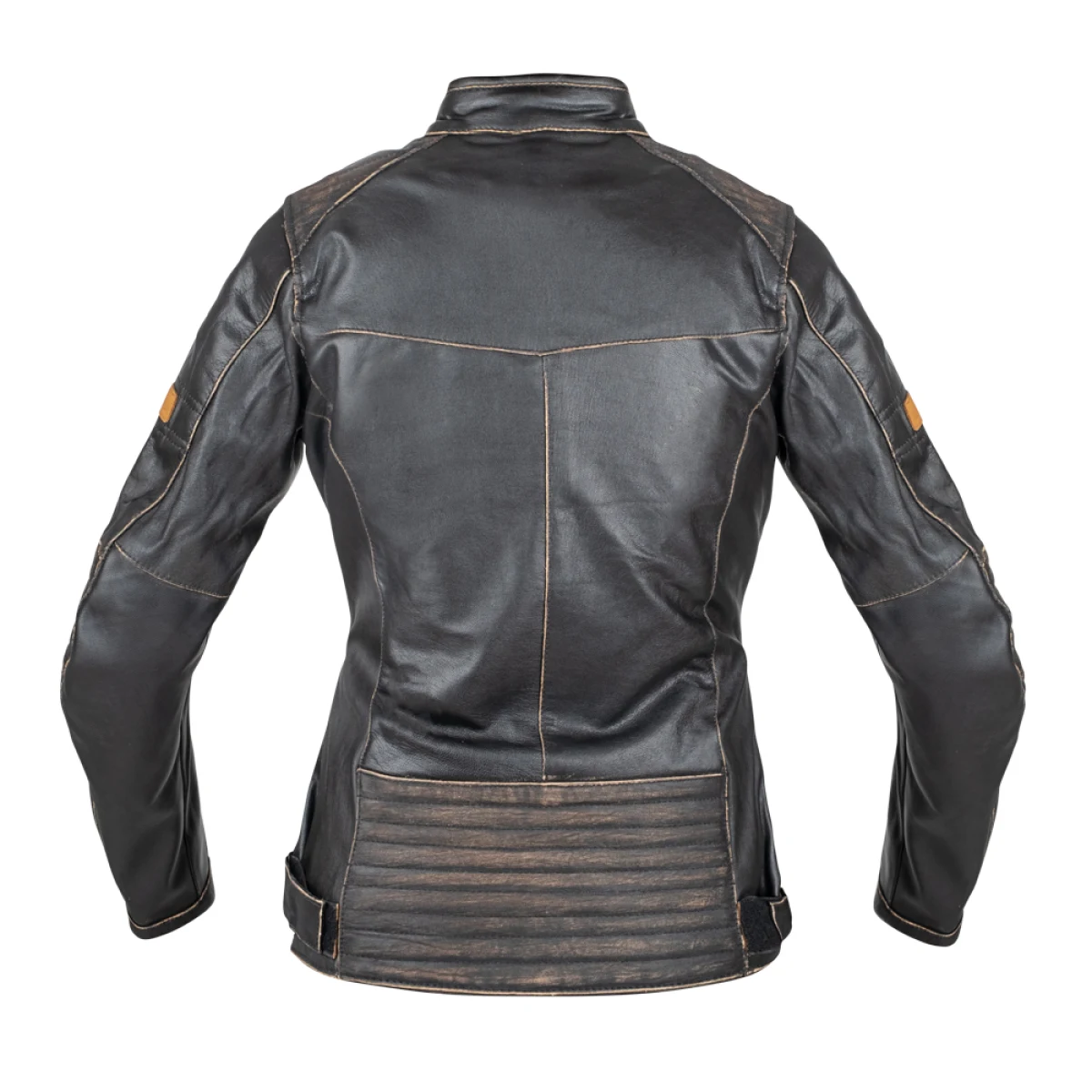 Dámska kožená moto bunda W-TEC Lecia Farba hnedá, · záber 2