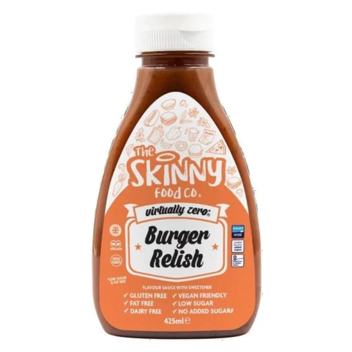 Skinny Foods Skinny Sauce 425ml - Barva: Vícebarevná | Příchuť: Sweet chilli · záber 1