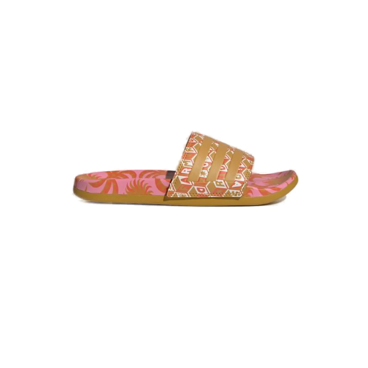 Dámské pantofle (plážová obuv) ADIDAS Adilette Comfort semi pink glow victory gold victory gold · záber 2