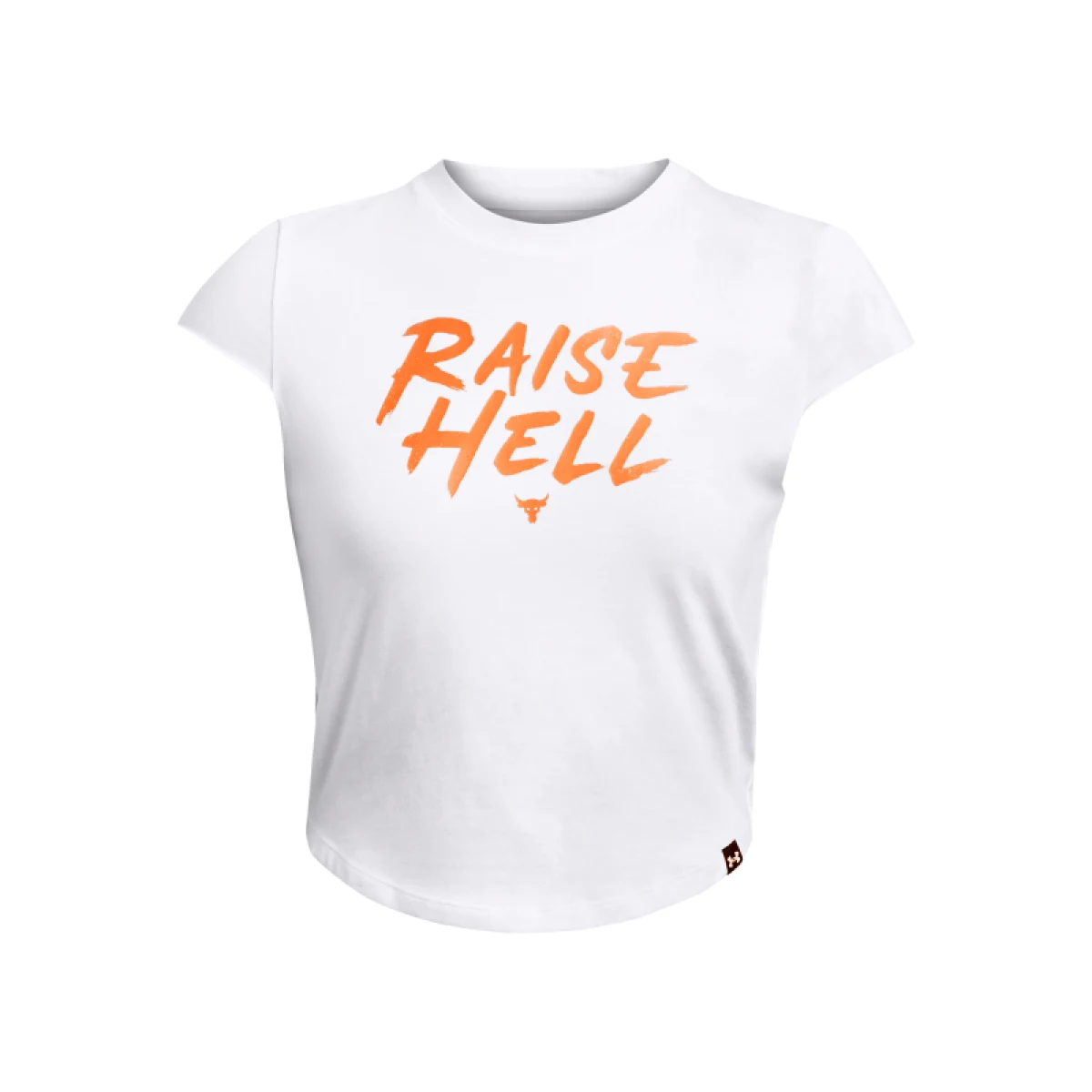 Dámské tričko s krátkým rukávem UNDER ARMOUR PROJECT ROCK PROJECT ROCK Undrgrnd Cap Slv Tee-WHT · záber 3