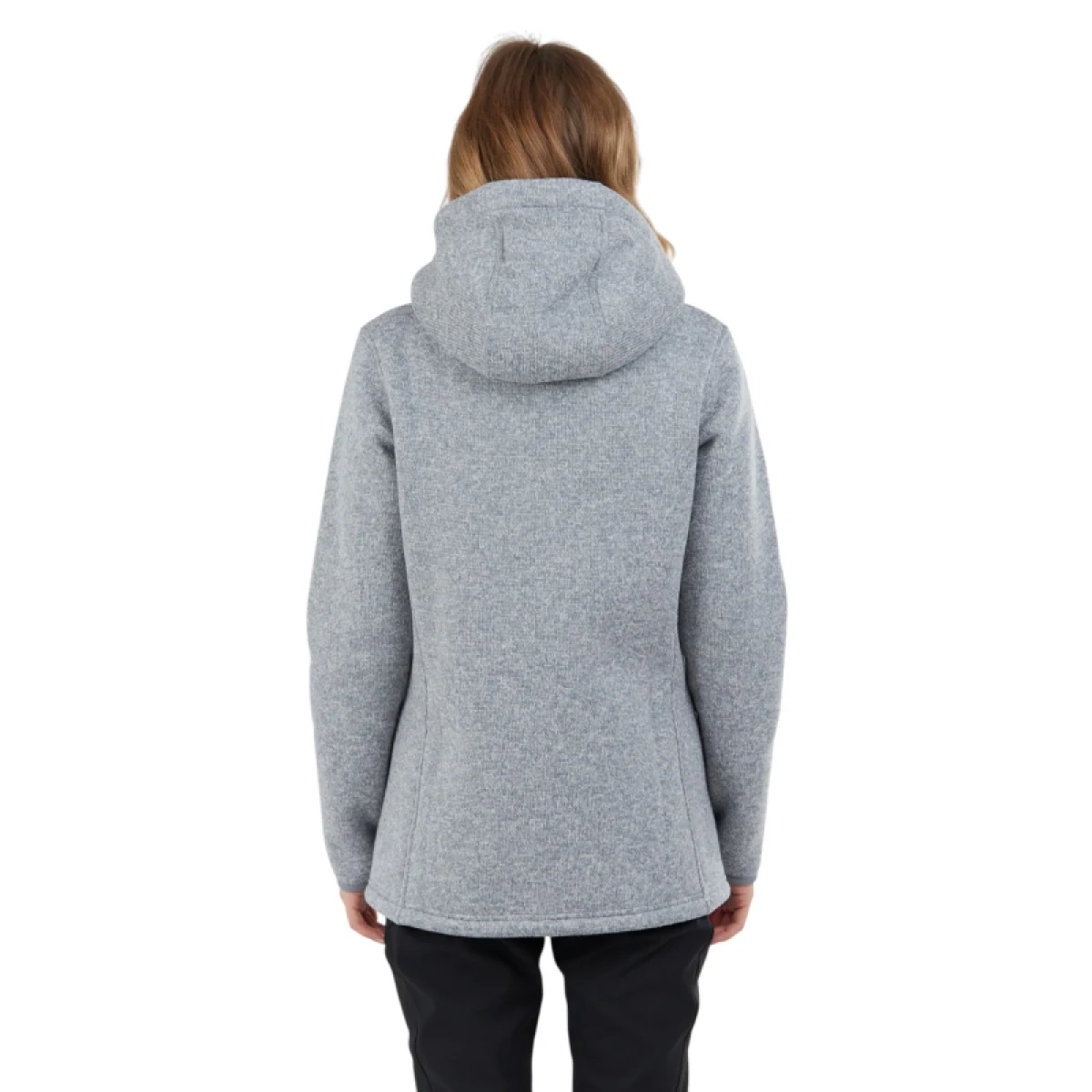 Dámska zateplená mikina so zipsom FUNDANGO Ara Fleece Jacket-745- grey heather · záber 2