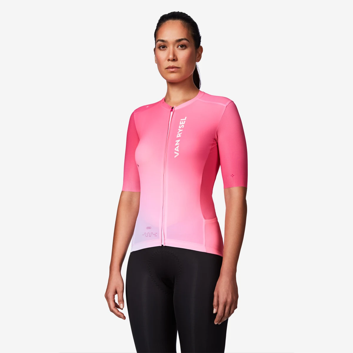 VAN RYSEL Unisex dres RCR-R 2 na cestnú cyklistiku krátky rukáv ružový S · záber 2