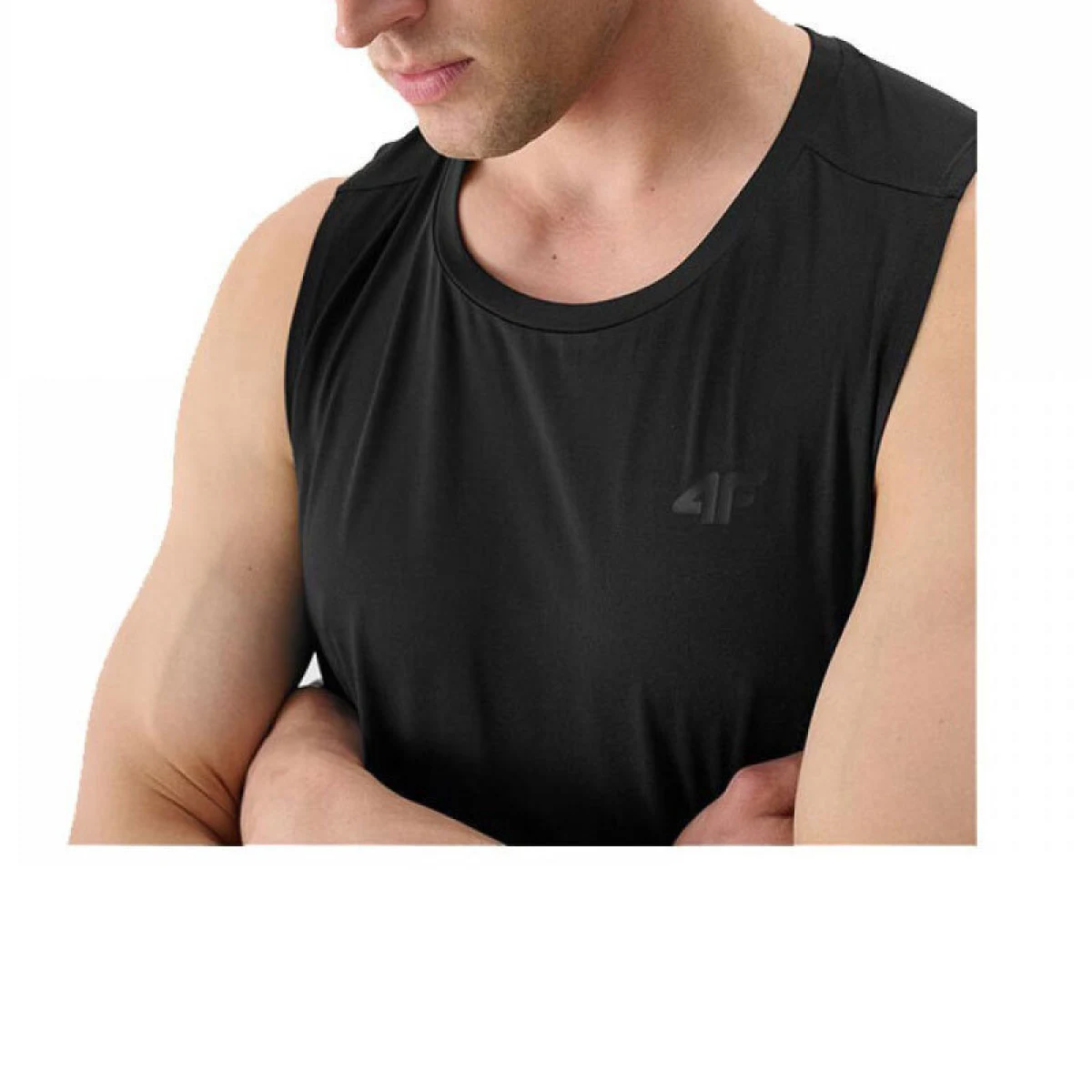 Pánske tréningové tielko 4F SLEEVELESS FNK M0911-20S-DEEP BLACK · záber 4