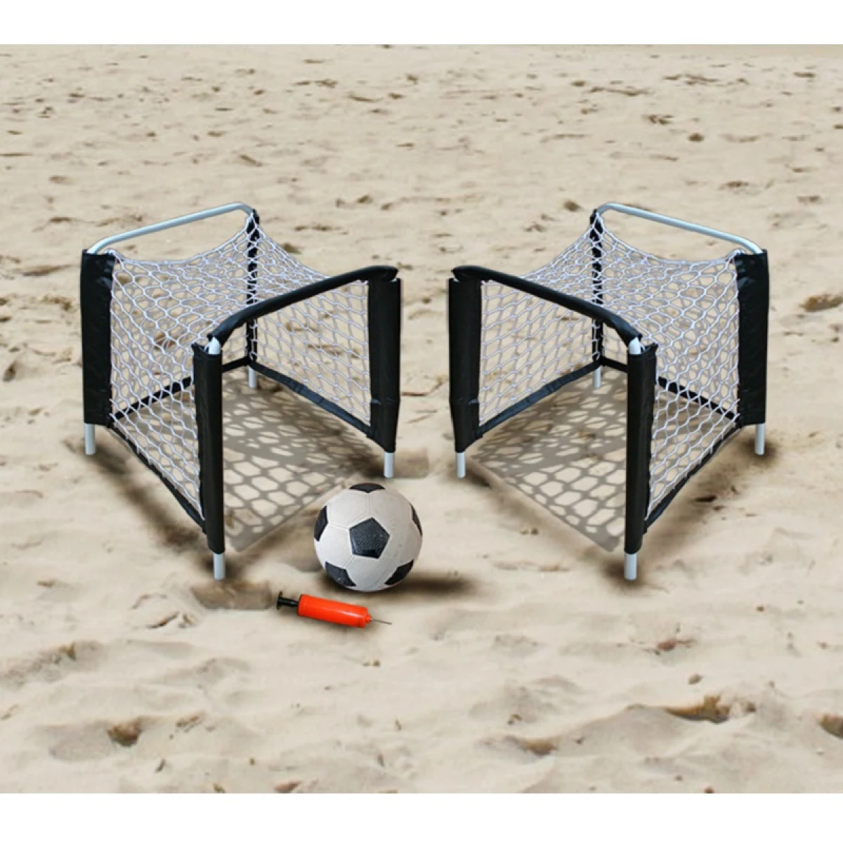 Brankový set MASTER 25 x 25 x 38 cm Beach s míčem · záber 2