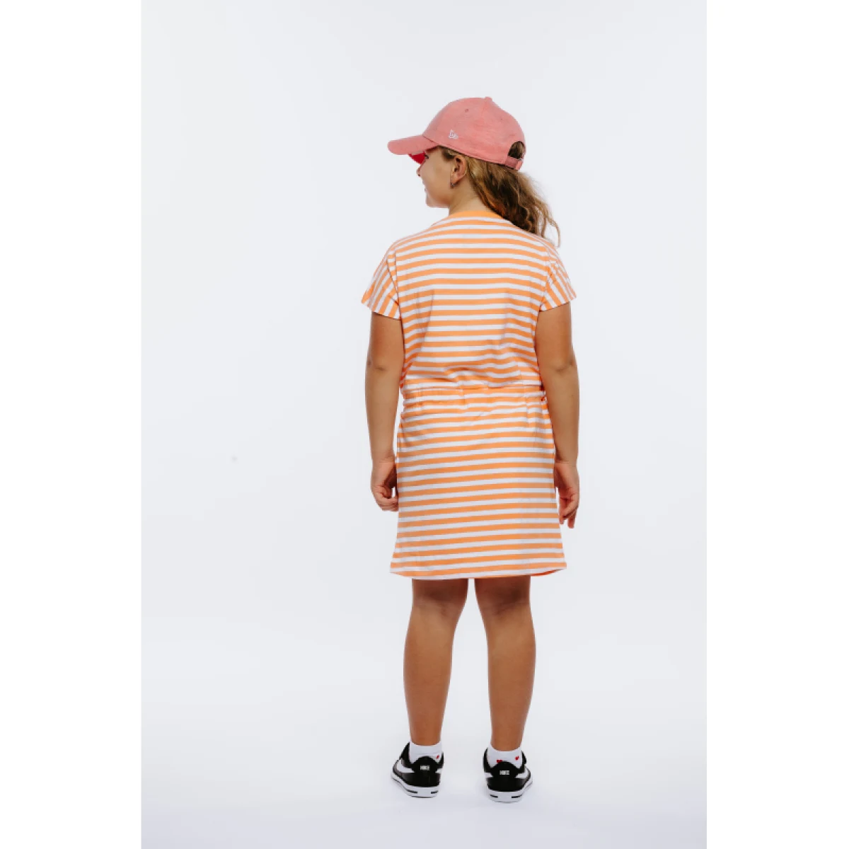 Dívčí šaty AUTHORITY D-DORIANA G papaya stripe · záber 4