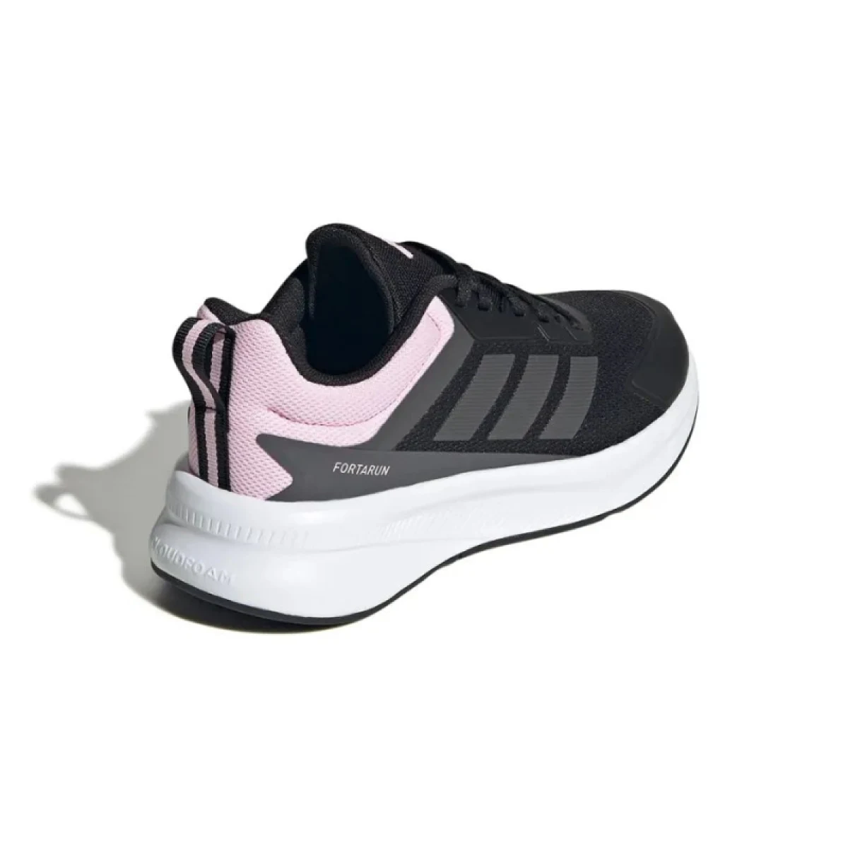 Dievčenská športová obuv (tréningová) ADIDAS FortaRun 4.0 Jr core black grey six clear pink · záber 4