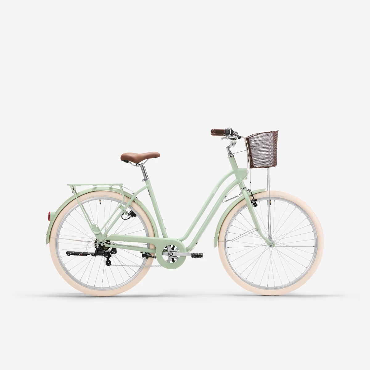 ELOPS Mestský bicykel 520 znížený rám svetlozelený L-XL · záber 1