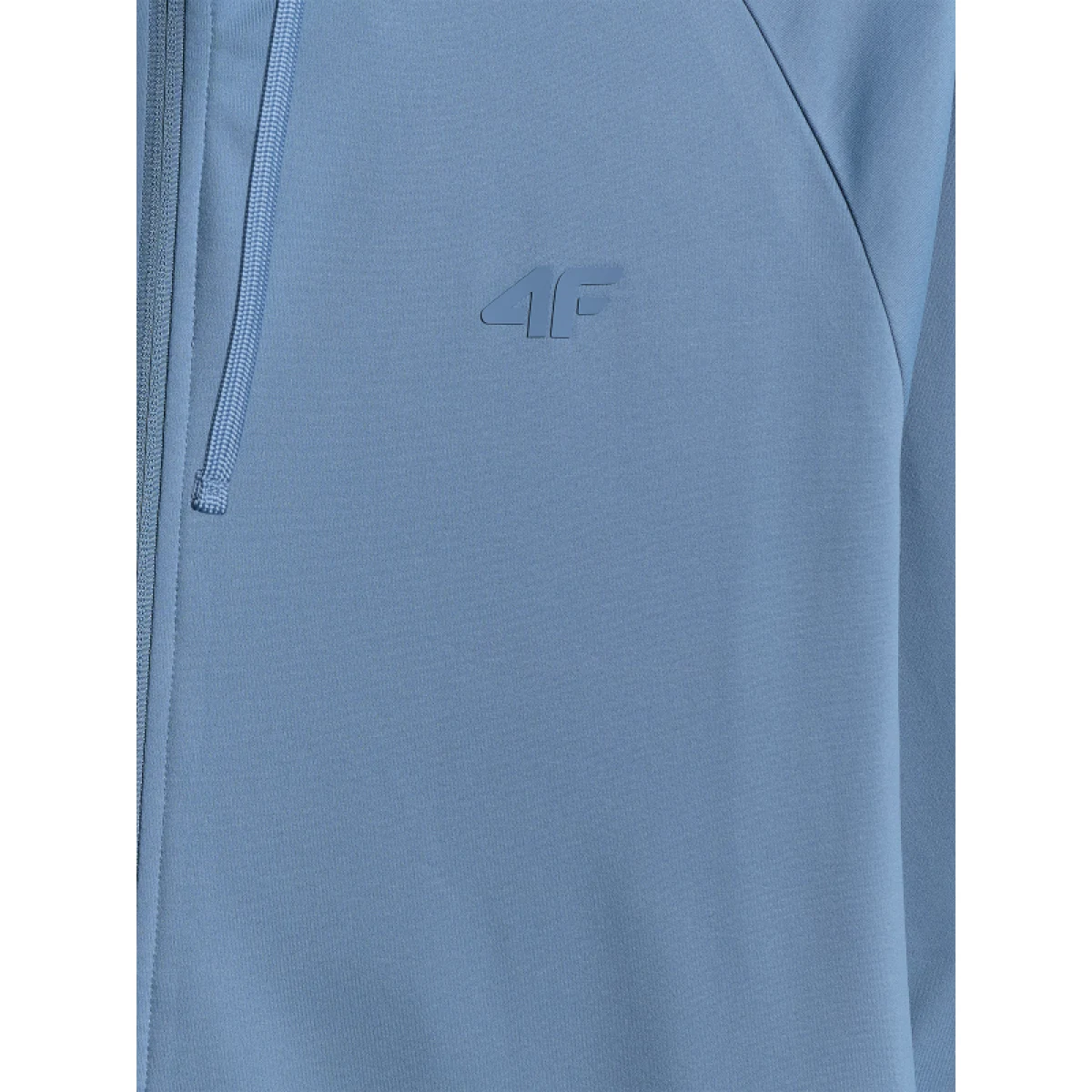 Pánska tréningová mikina so zipsom 4F SWEATSHIRT FNK M631-32M-DENIM MELANGE · záber 3