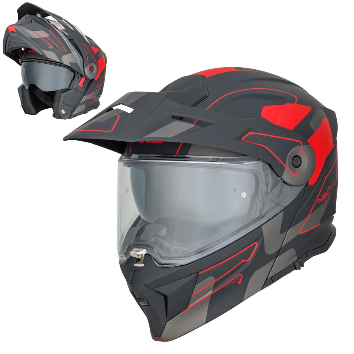 W-TEC Neovu Graphic čierno-červená - XS (53-54) · záber 1