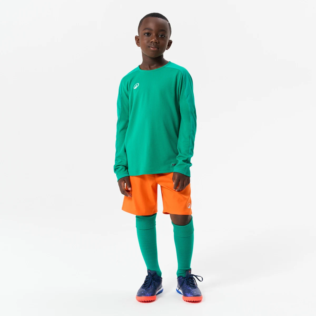 KIPSTA Detský futbalový dres s dlhým rukávom Viralto Club zelený 10-11 r (141-150 cm) · záber 2