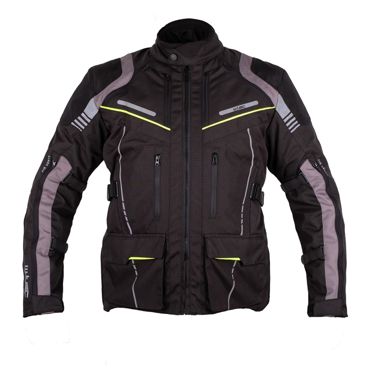 Touringová moto bunda W-TEC Smackton - Veľkosť: L | Farba: Zelená · záber 1