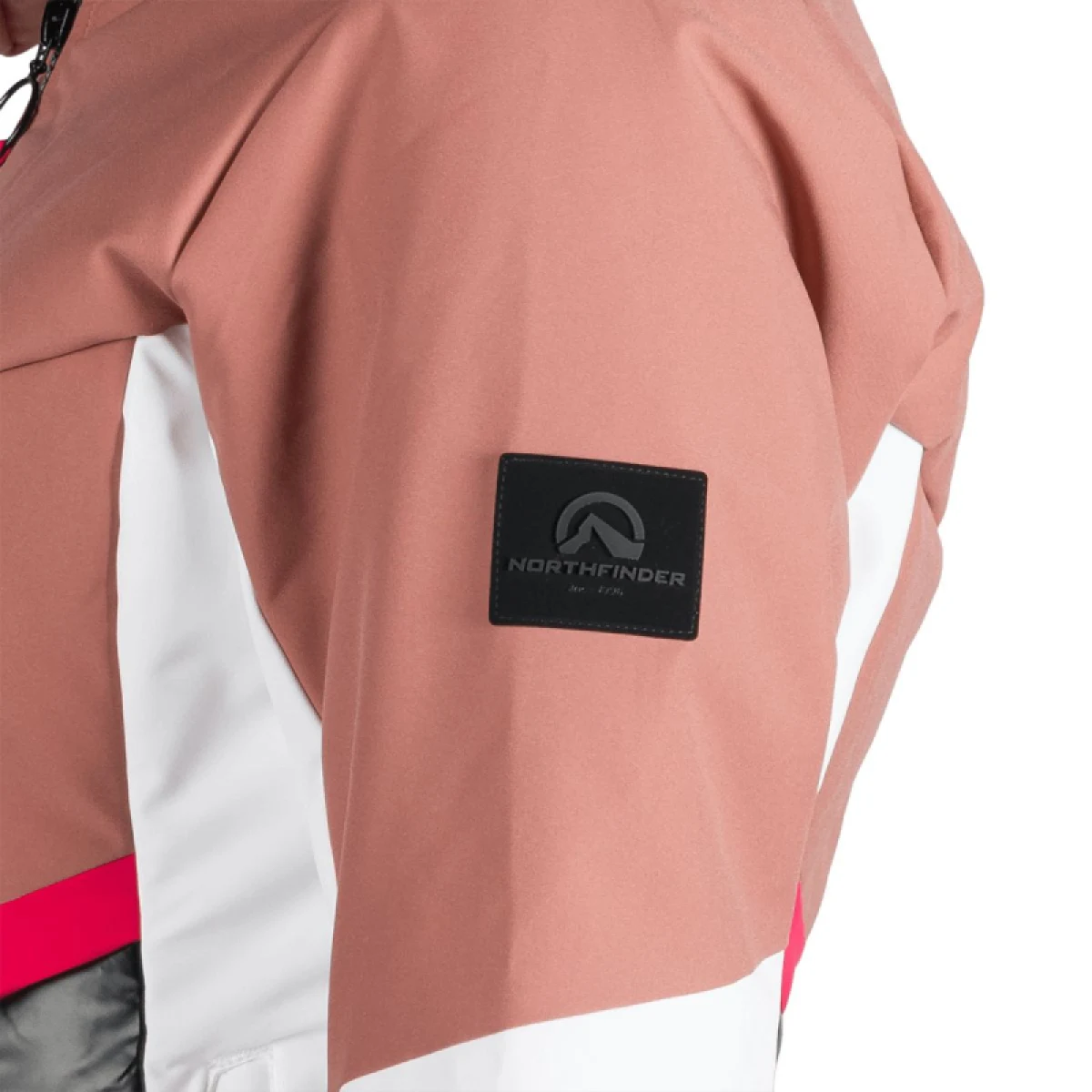Dámska lyžiarska bunda NORTHFINDER JADA-521roseblack · záber 5