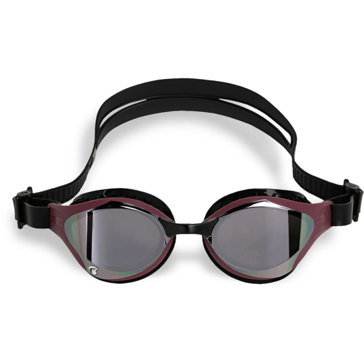 Plavecké okuliare ARENA AIR-BOLD SWIPE MIRROR SILVER-RED_WINE · záber 2