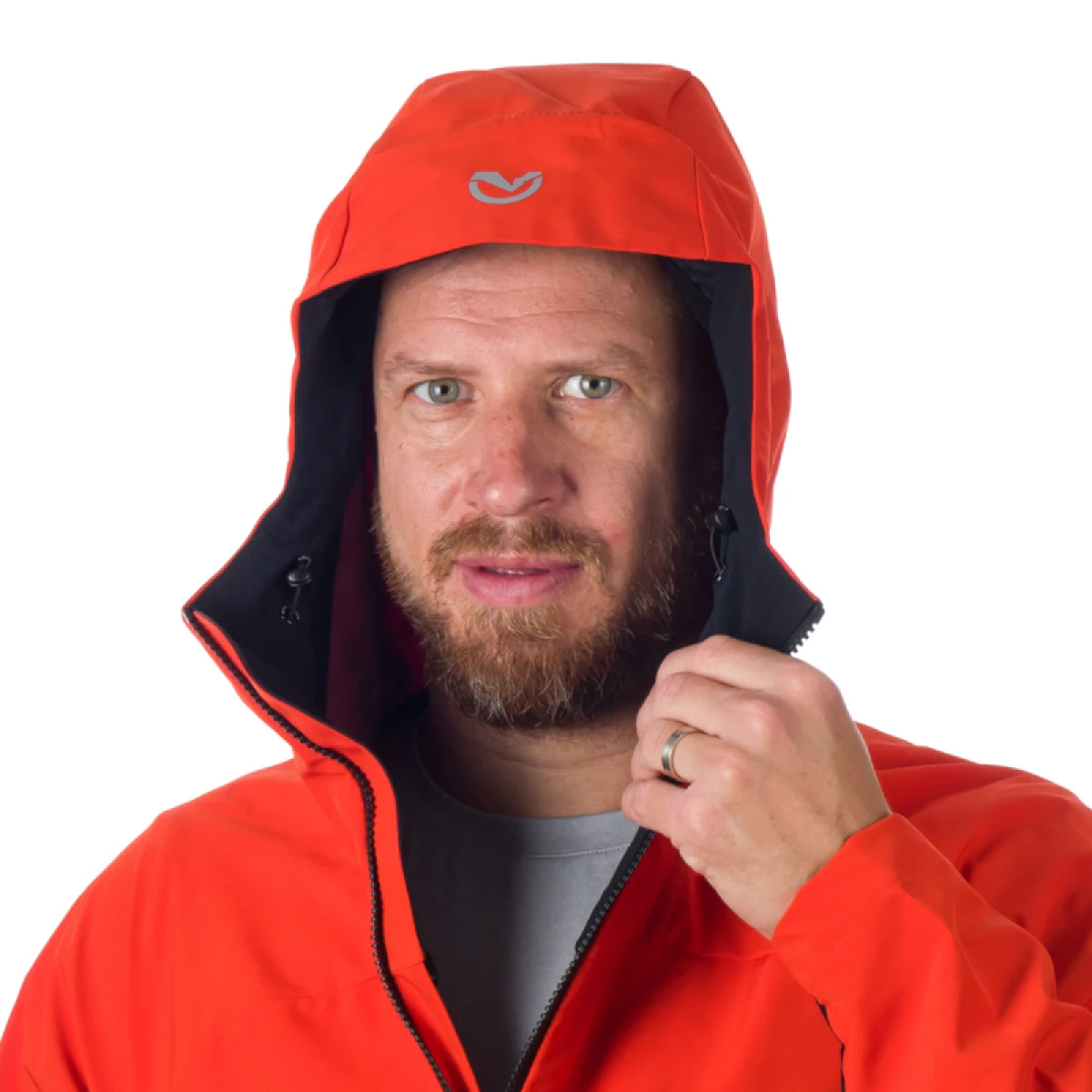 Pánská turistická bunda NORTHFINDER GREGORY-170-orangeblack · záber 5