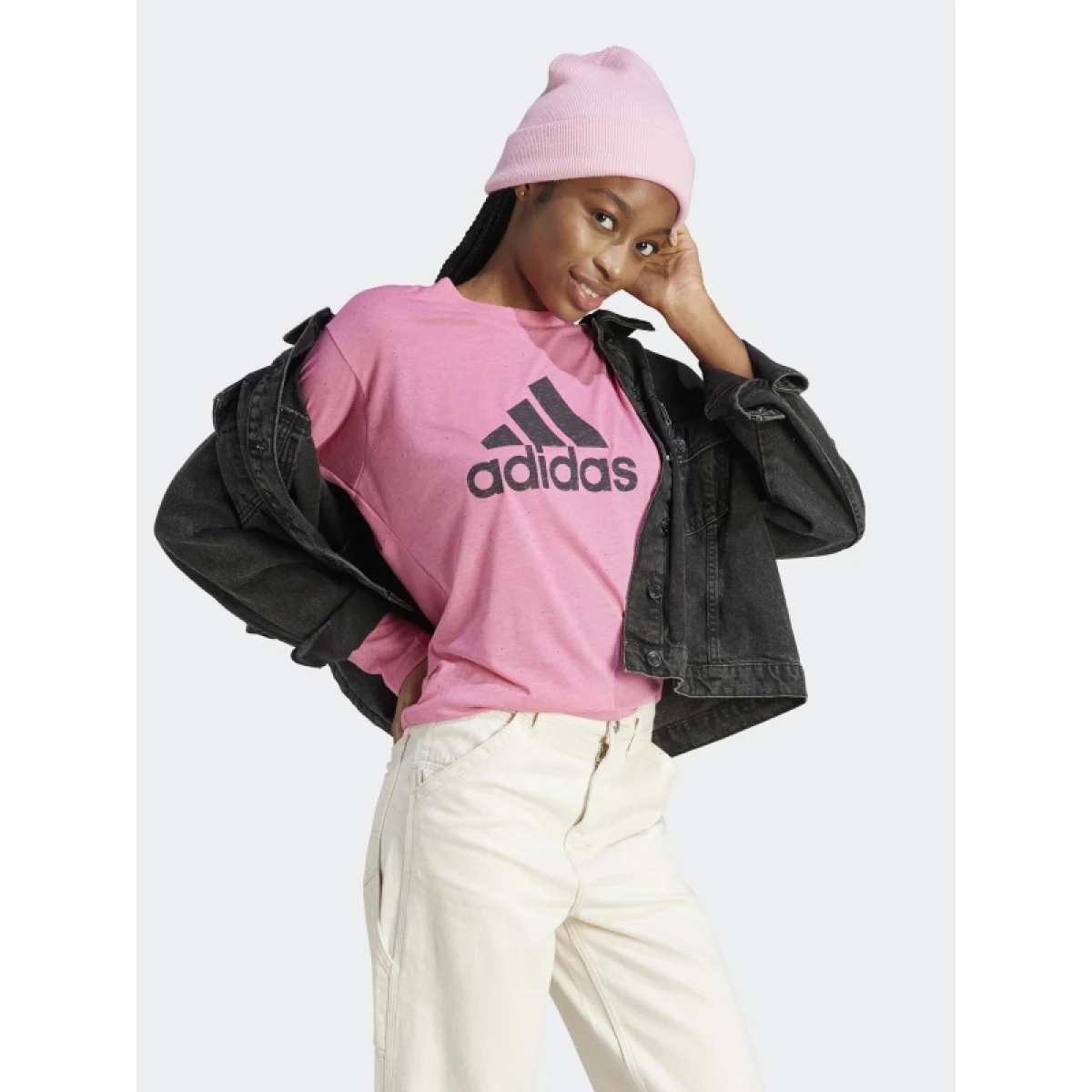 Dámské tričko s dlouhým rukávem ADIDAS W WINRS 3.0 LS-IM2431-pink fusion · záber 4