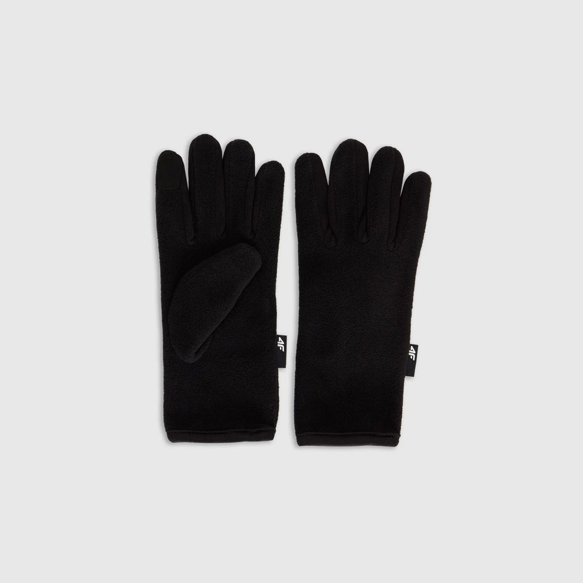 Unisex fleecové rukavice Touch Screen - čierne · záber 1